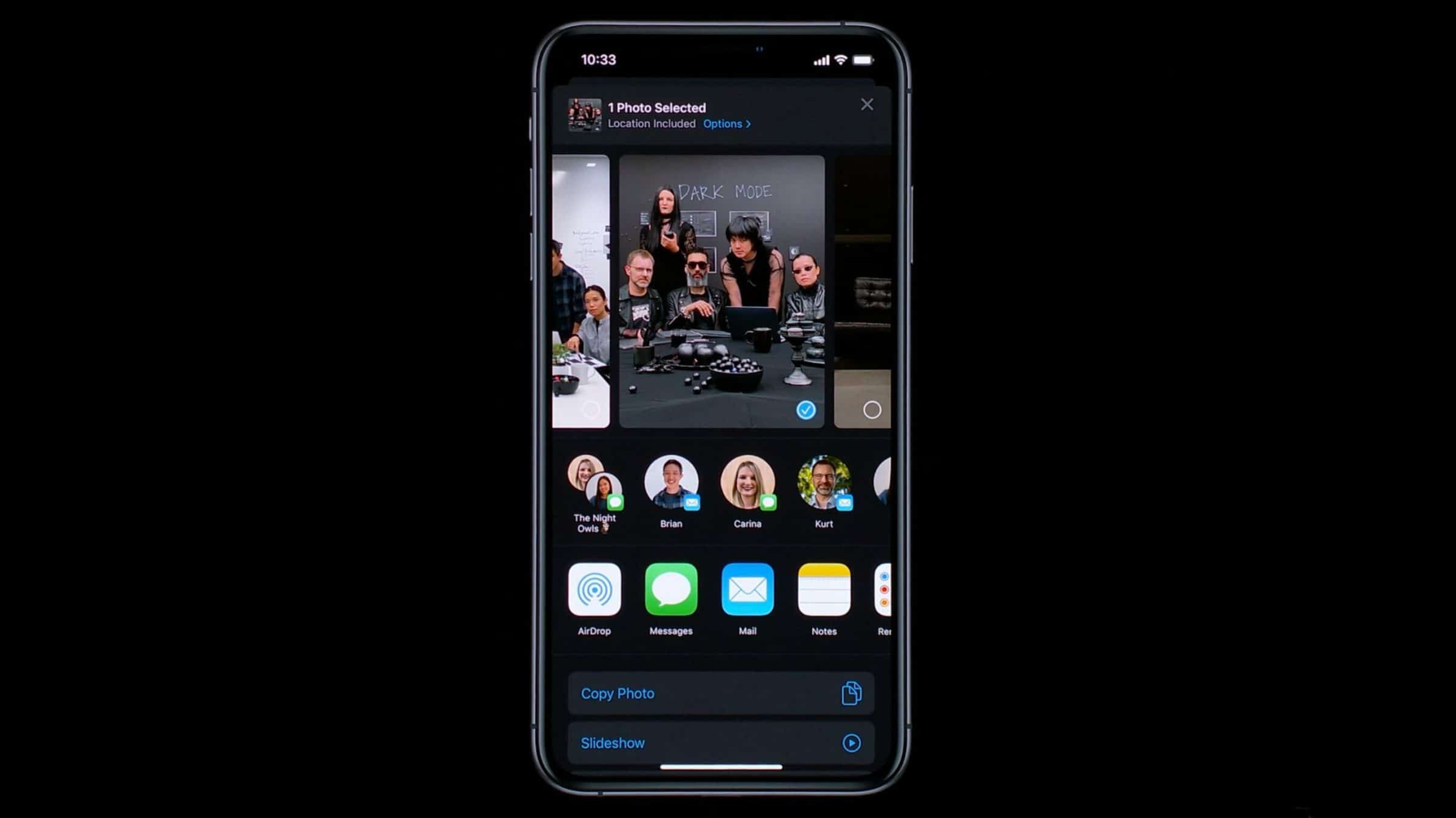 iOS 13 Dark Mode Apple WWDC 2019