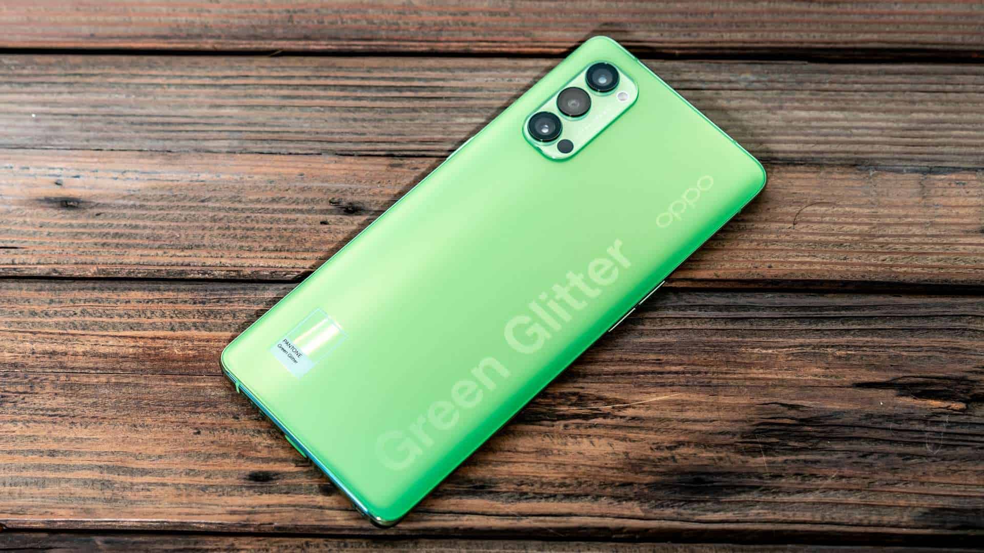 OPPO Reno4 Pro Green Glitter