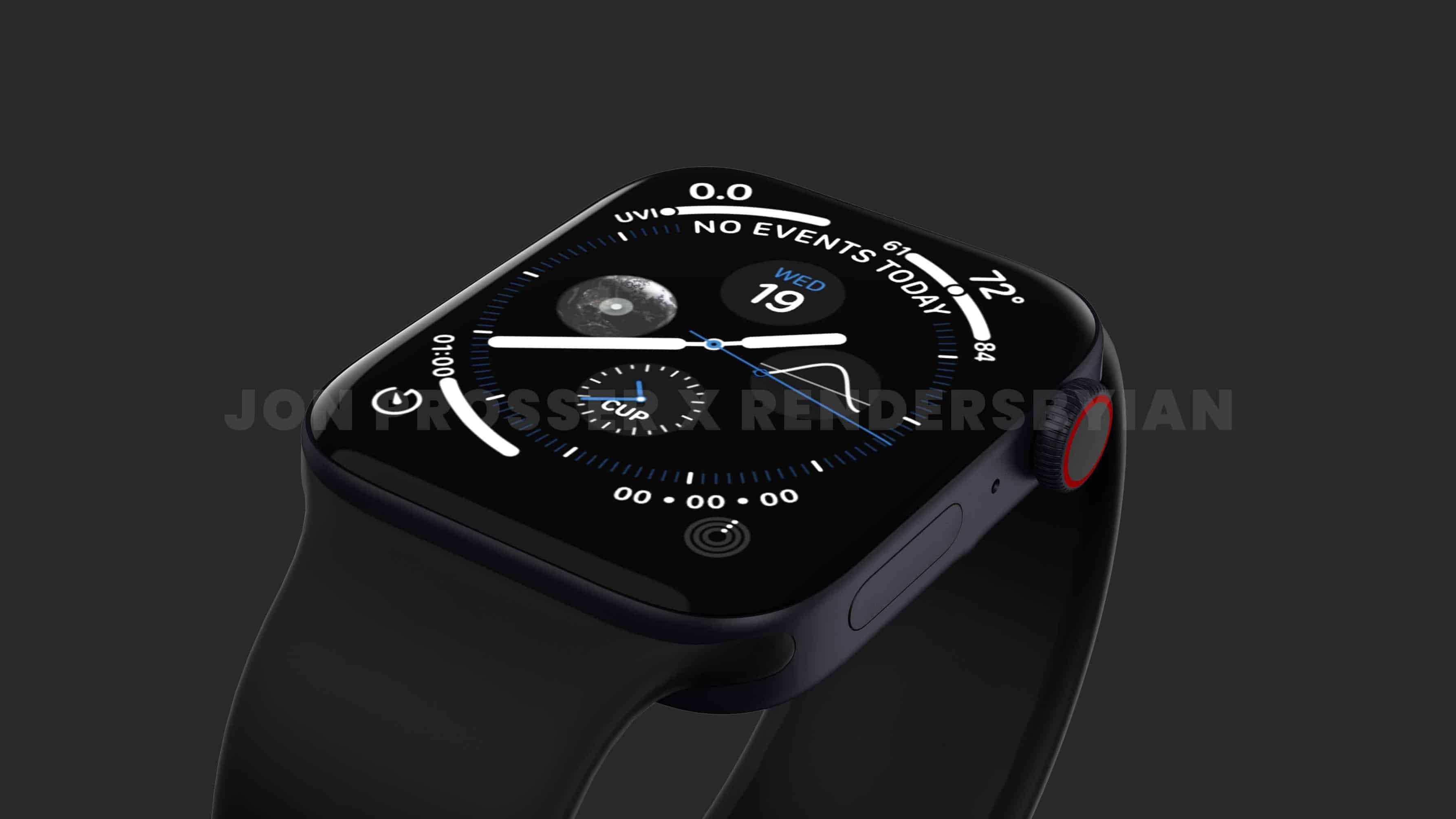 Apple Watch Series 7 schwarz