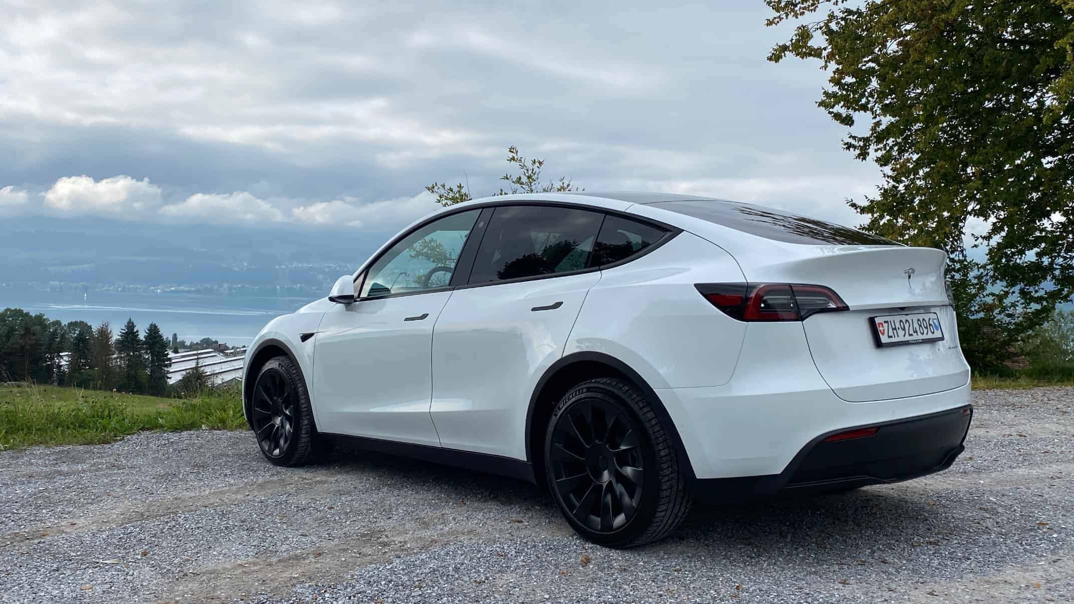 Tesla Model Y Review Back 1-3 Techgarage