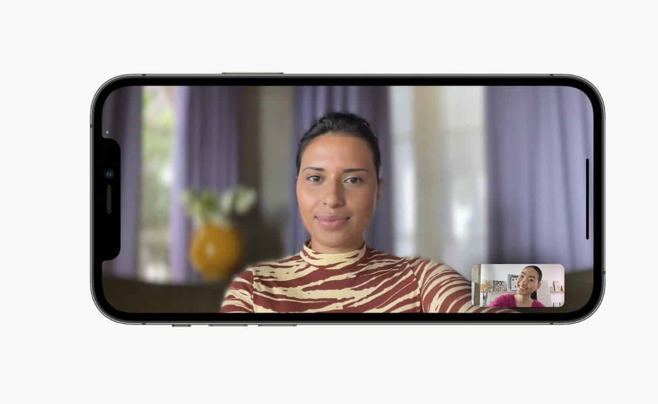 Apple iOS 15 FaceTime Portrait Mode