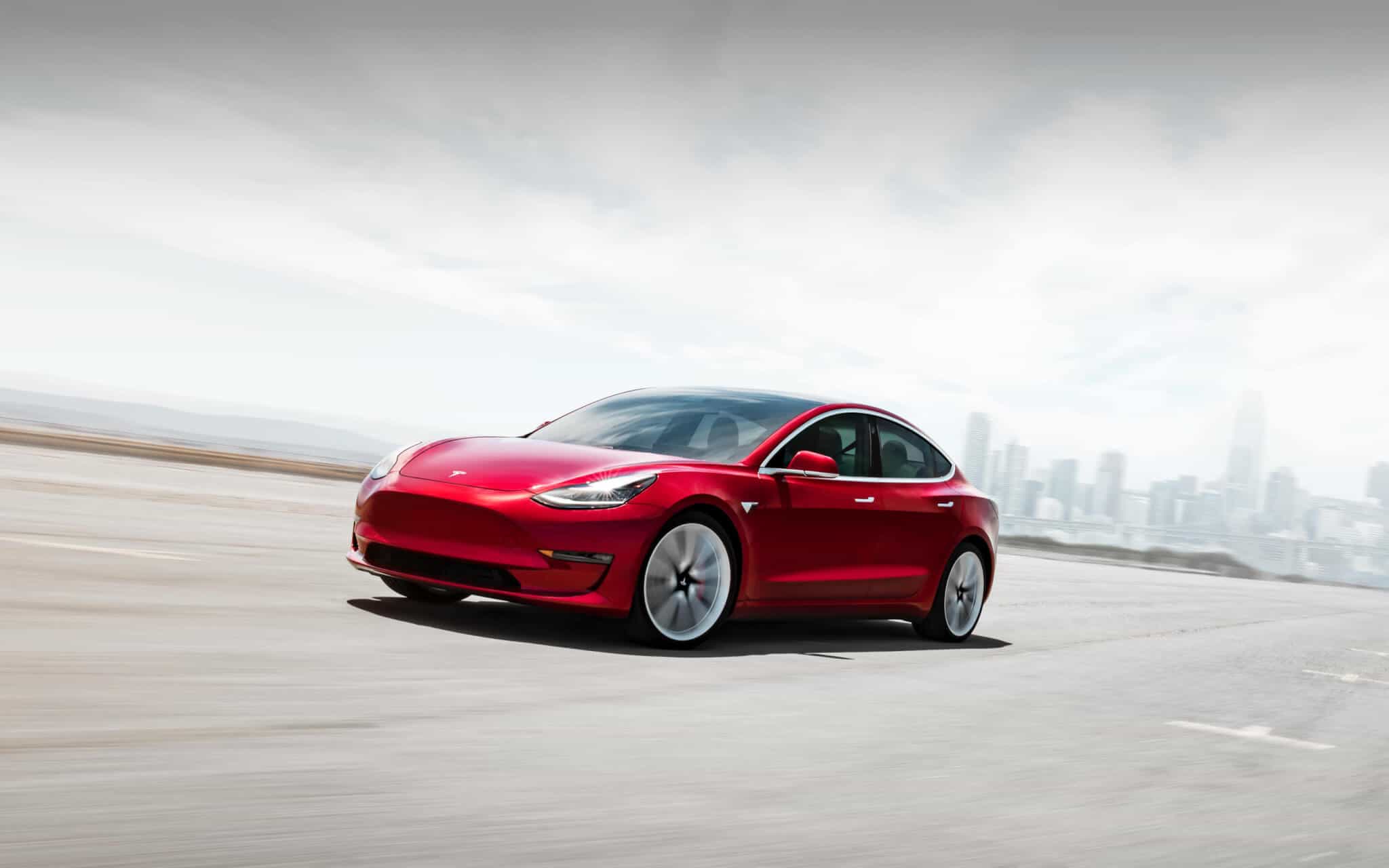 Tesla Model 3 Red