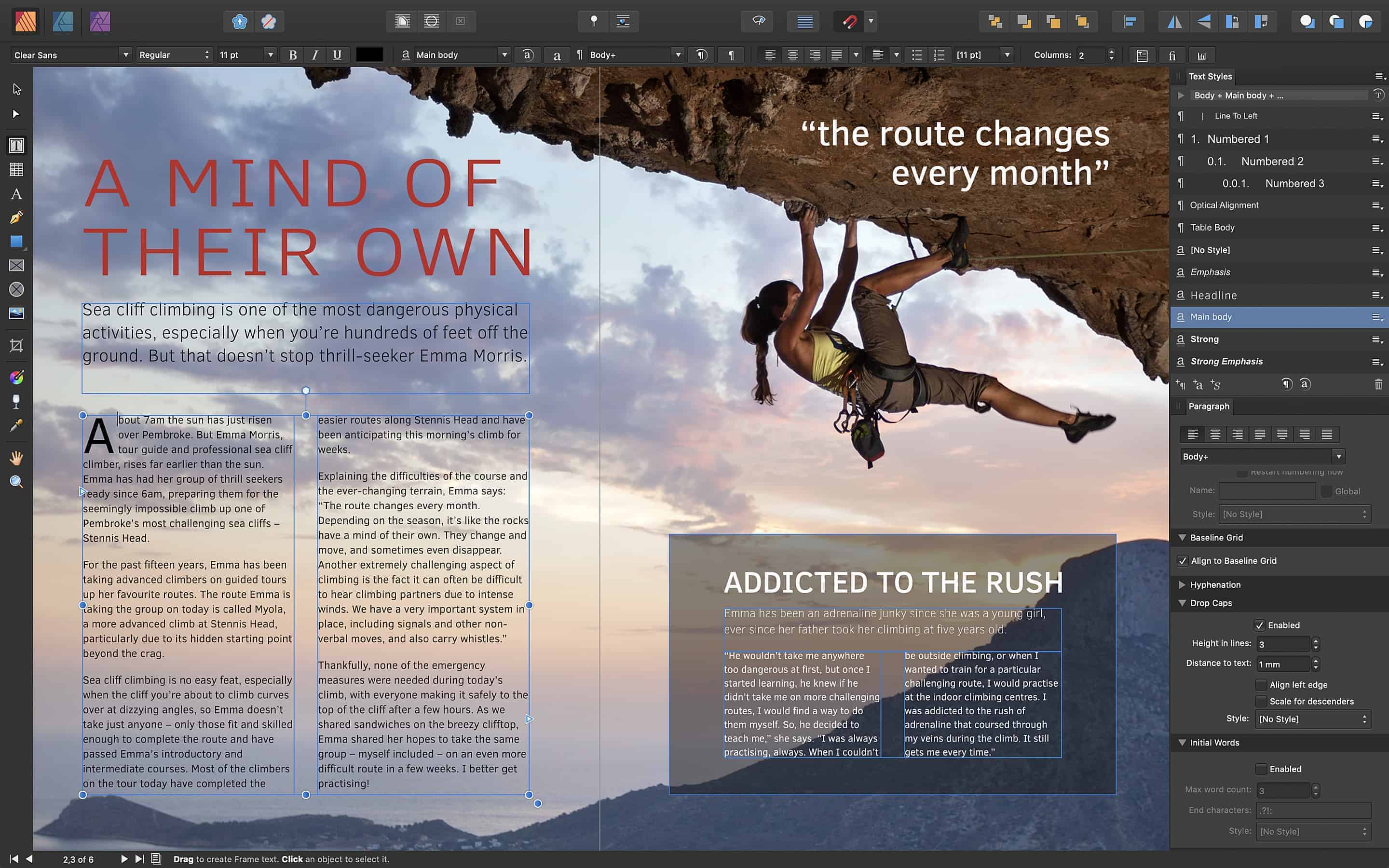 Affinity Publisher macbook
