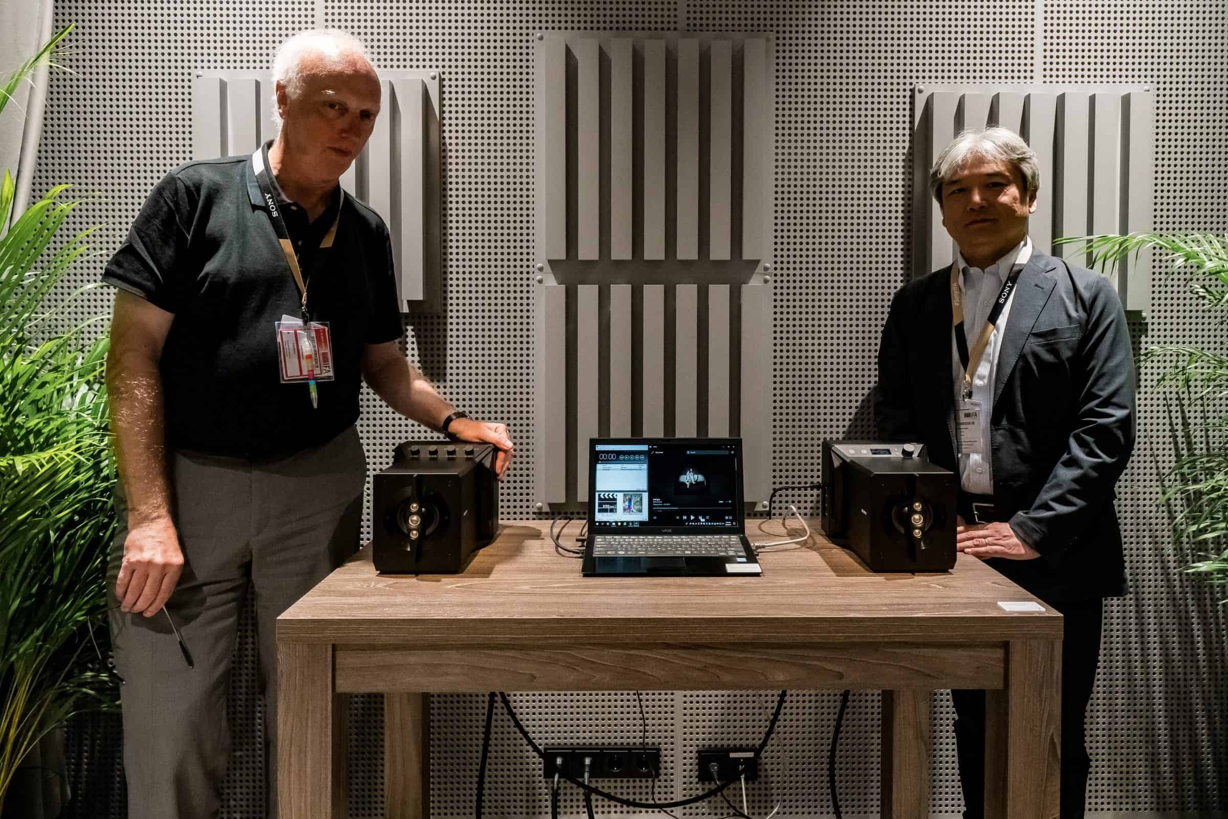 Sony-SA-Z1-Inventor-Yoshiyuki-Kaku-and-King-at-IFA-Berlin-2019