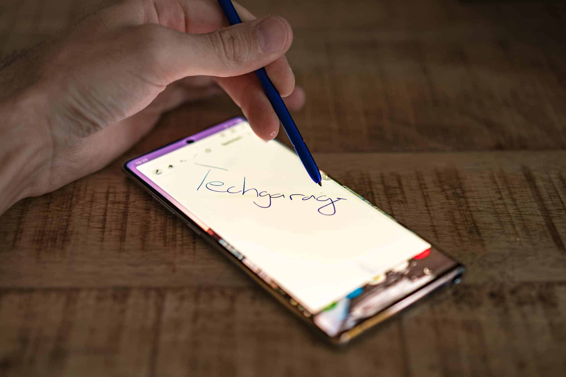 Samsung Note 10 Plus - Write