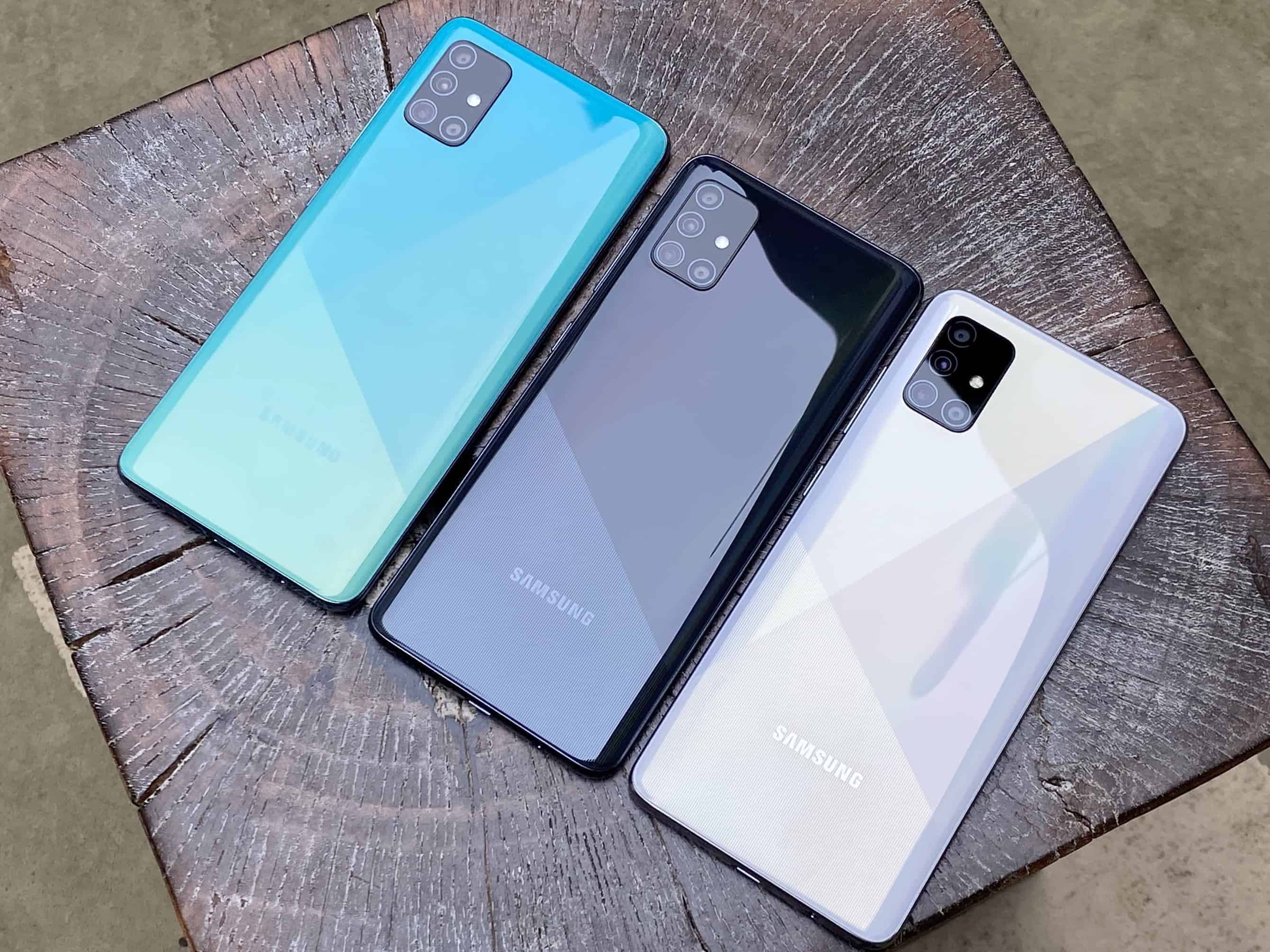 Samsung Galaxy A51 A71 Hands On Colors