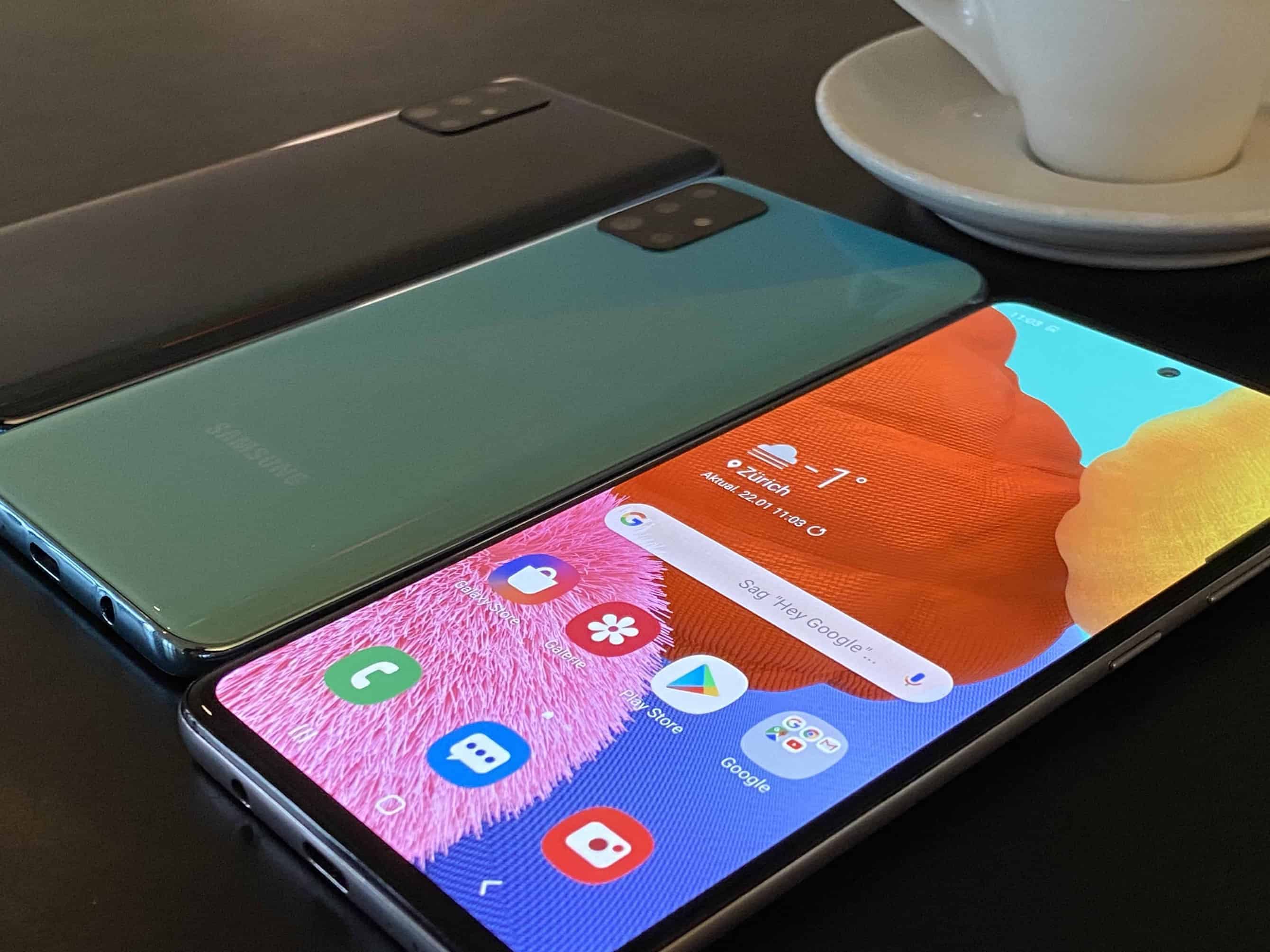 Samsung Galaxy A51 A71 Hands On Line Up