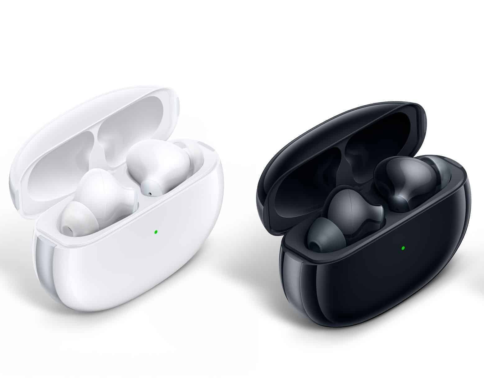 OPPO Enco X Farbe Schwarz und Weiss