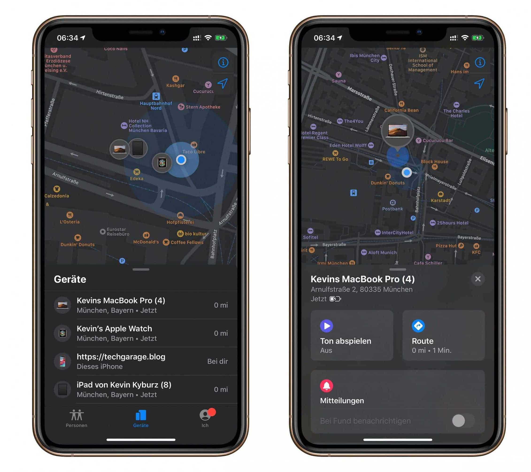 iOS 13 Find my App