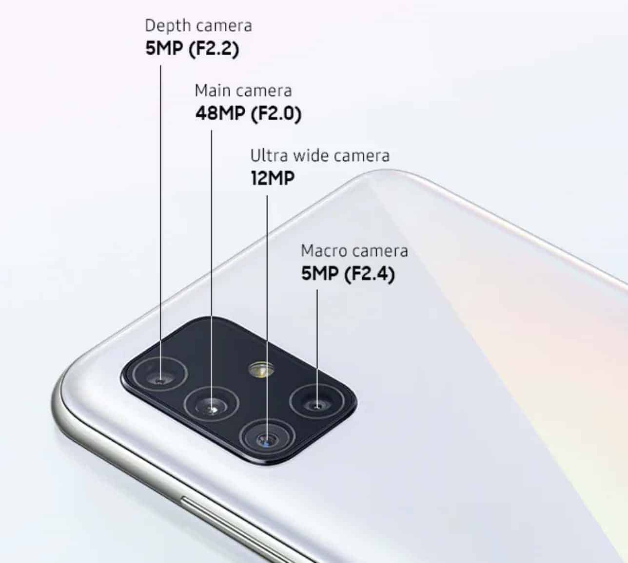 Samsung Galaxy A51 A71 Hands On Camera Setup