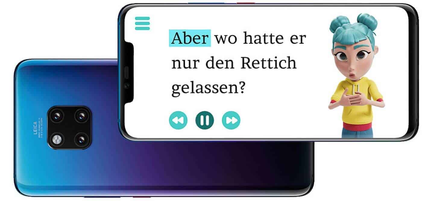 Huawei StorySign Beispiel