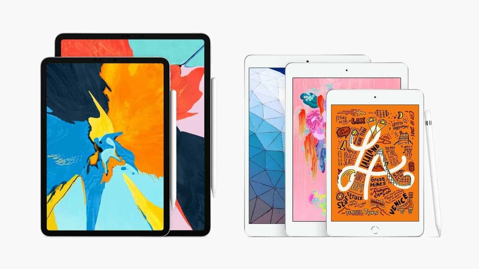 Apple iPad Line-Up March 2019