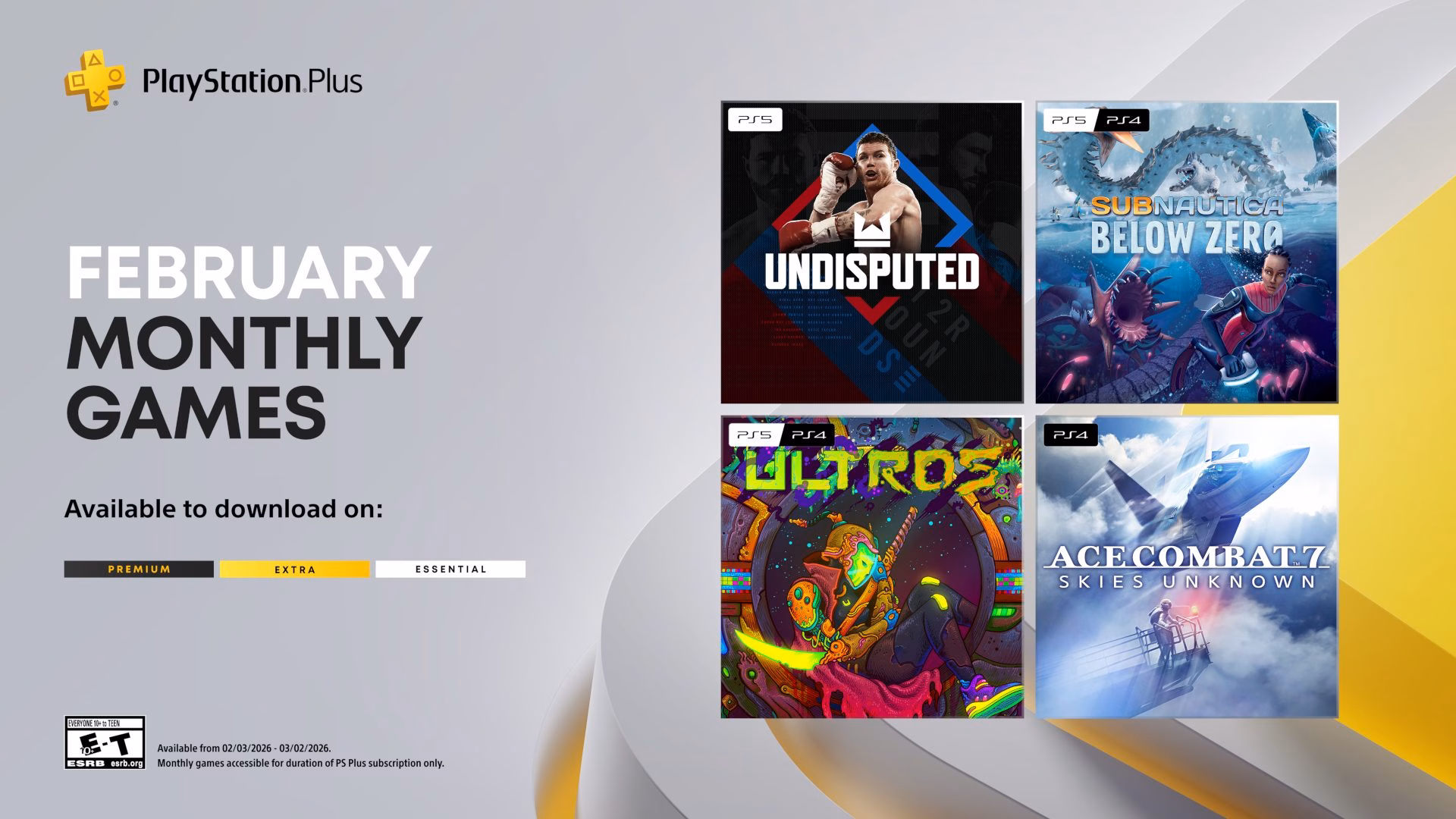 PlayStation Plus Gratis-Spiele Februar 2026