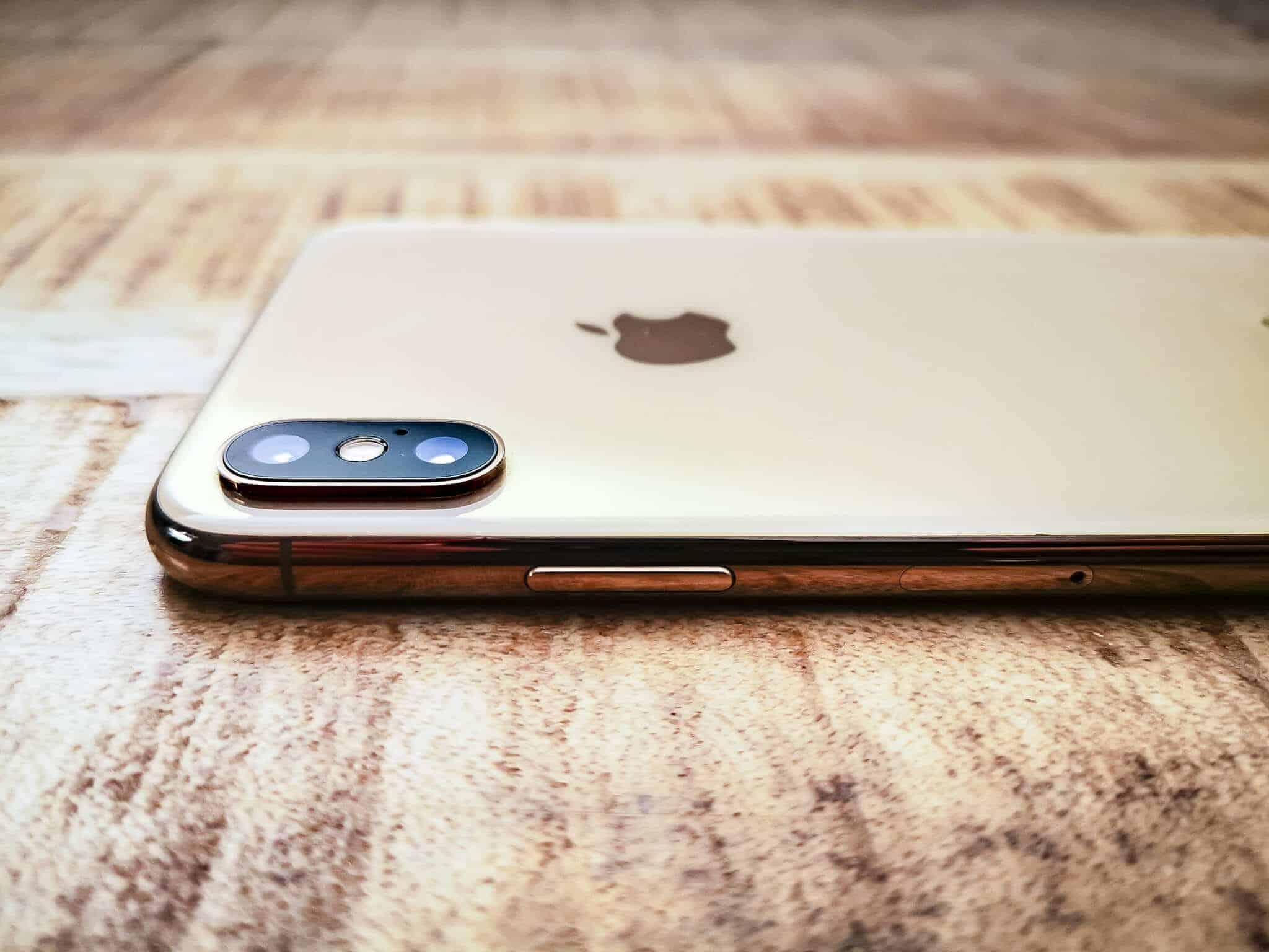 iPhoneXS MAX Gold Camera