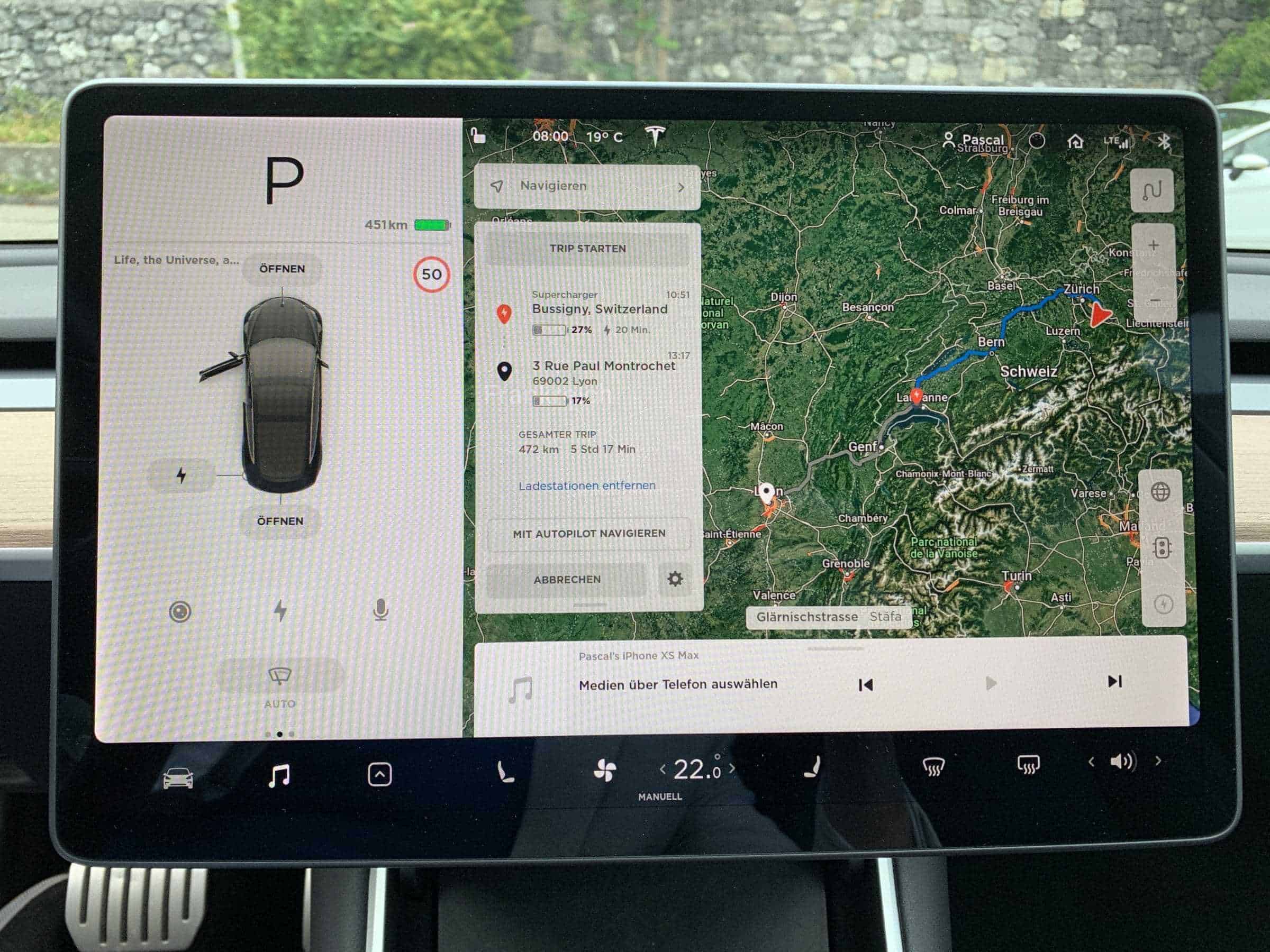 Tesla Model 3 Route Planning Techgarage