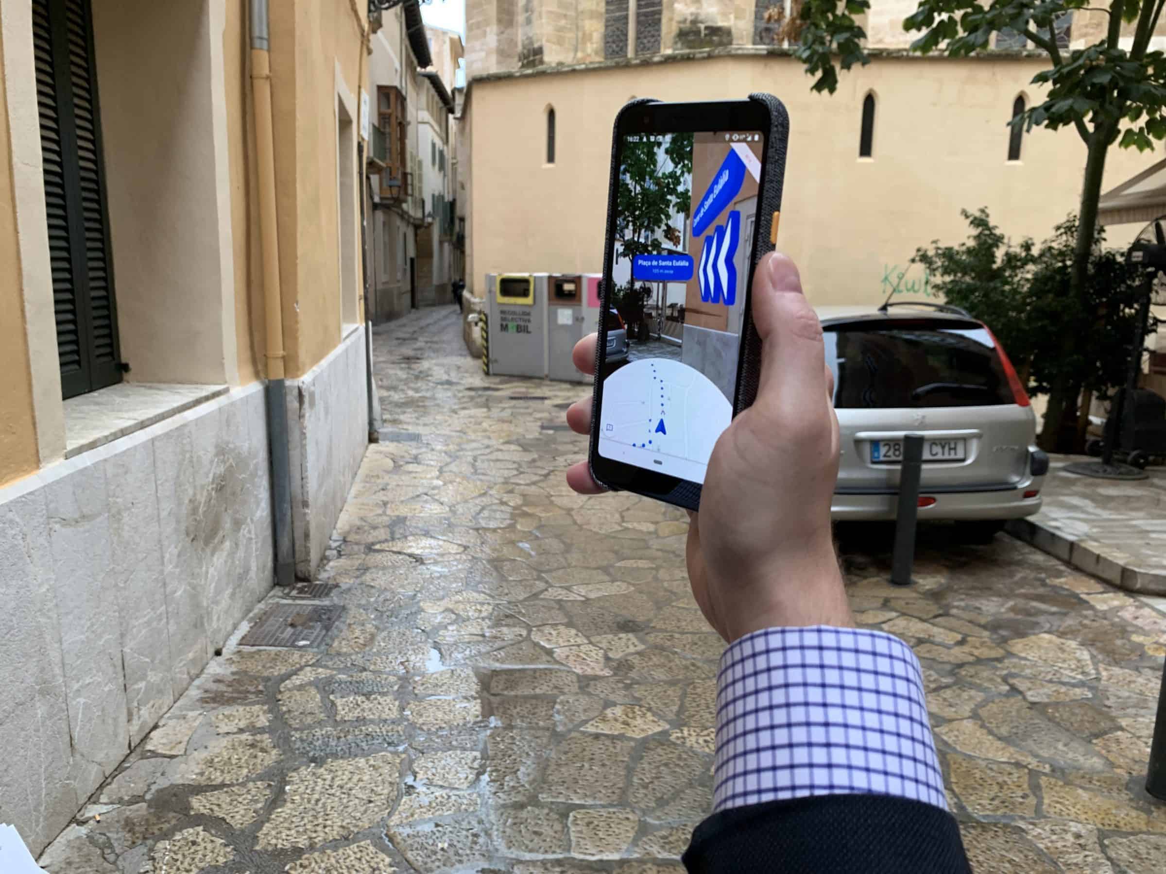 Google Maps Live View Smartphone Mallorca