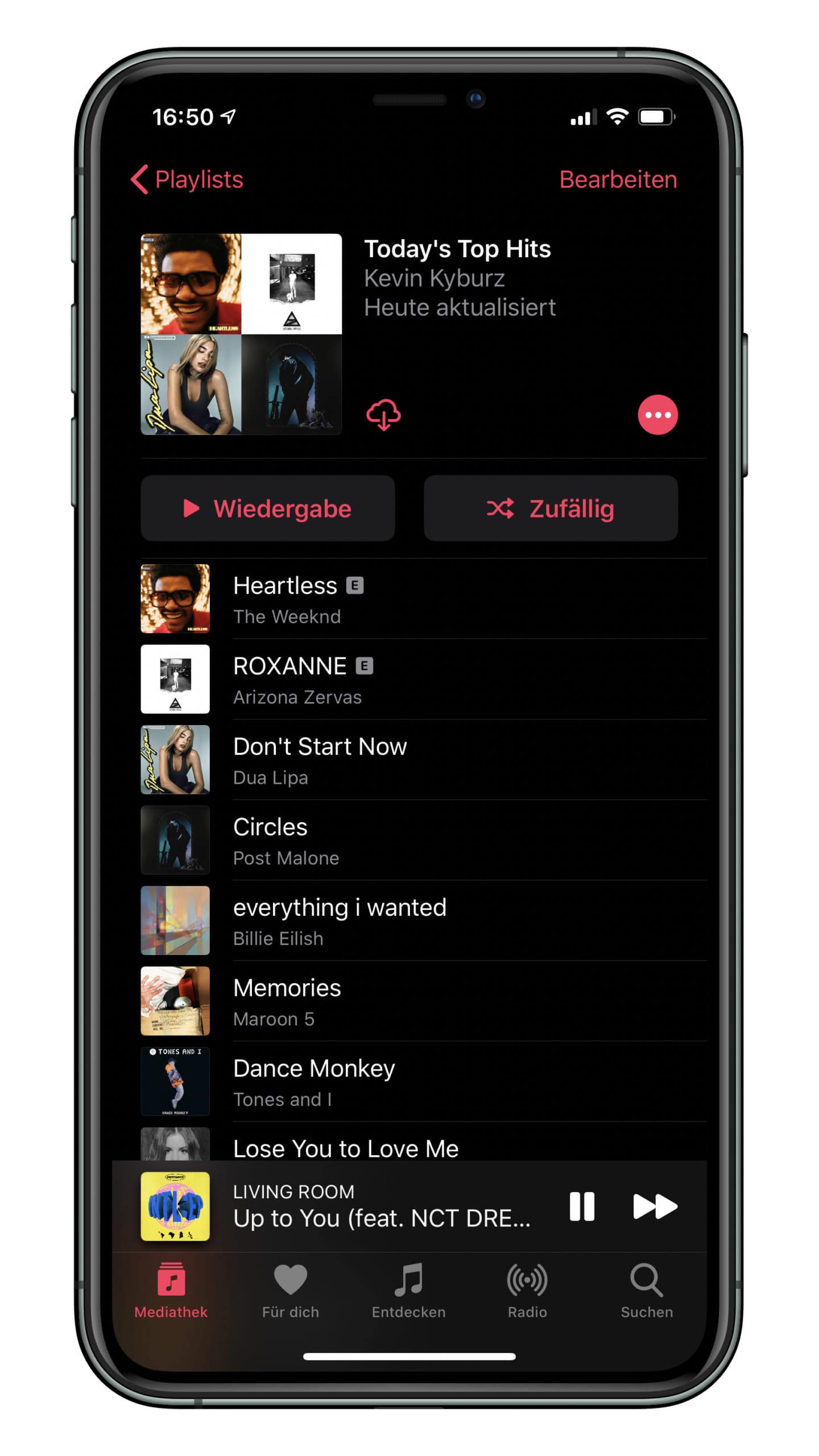 Apple Music Playliste iPhone 11 Pro Max