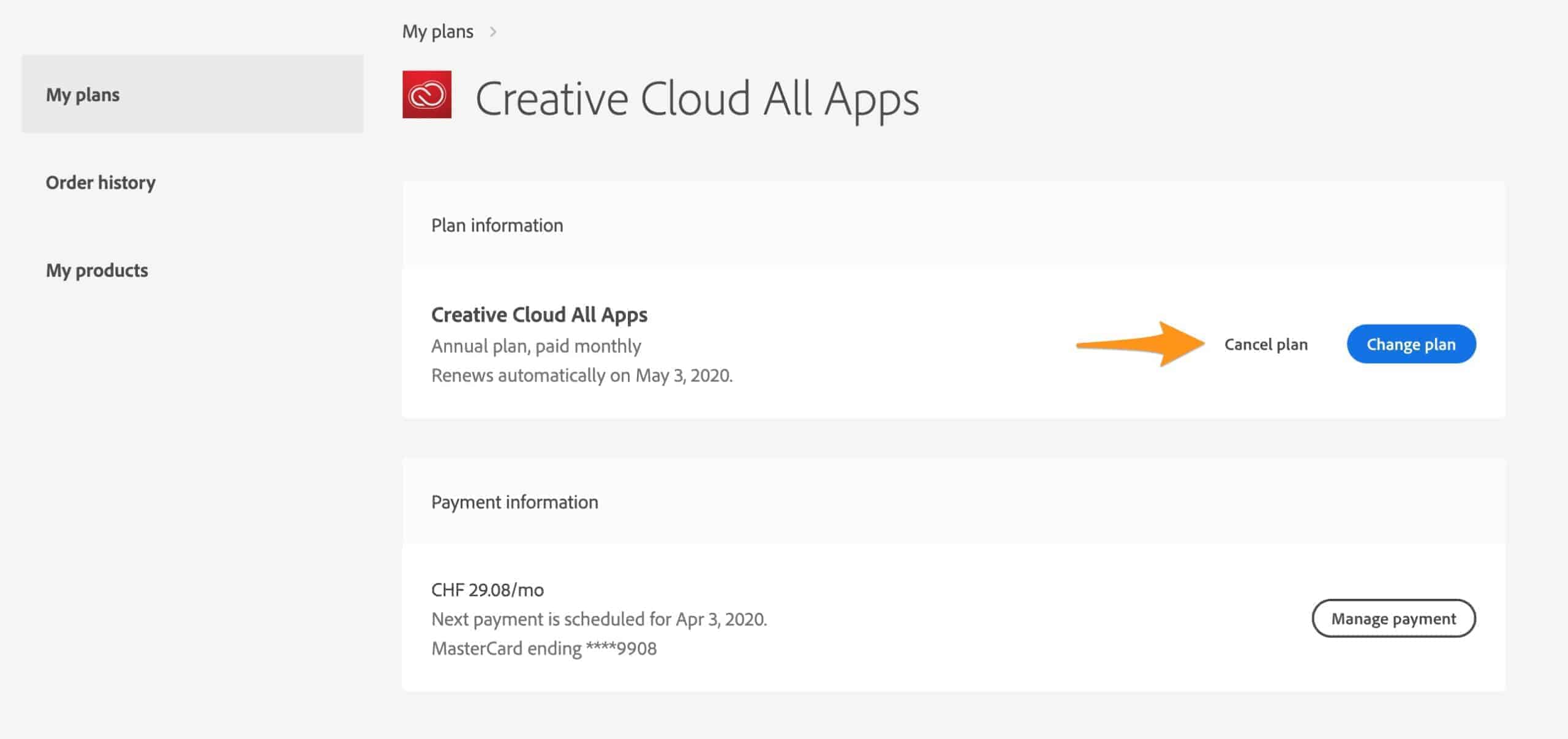 Adobe Creative Cloud Account Kündigen