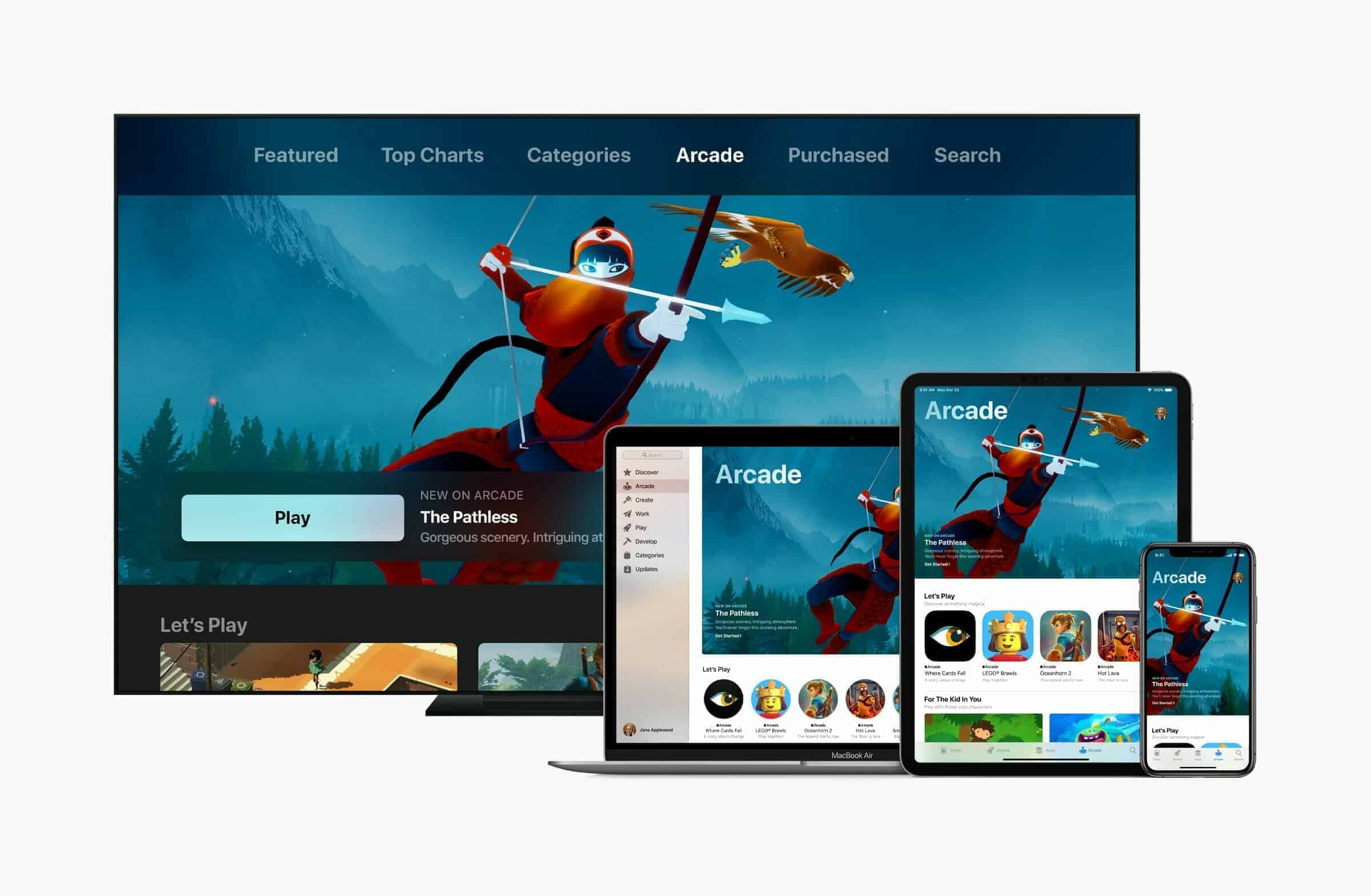 Apple Arcade AppleTV iPad Pro iPhone
