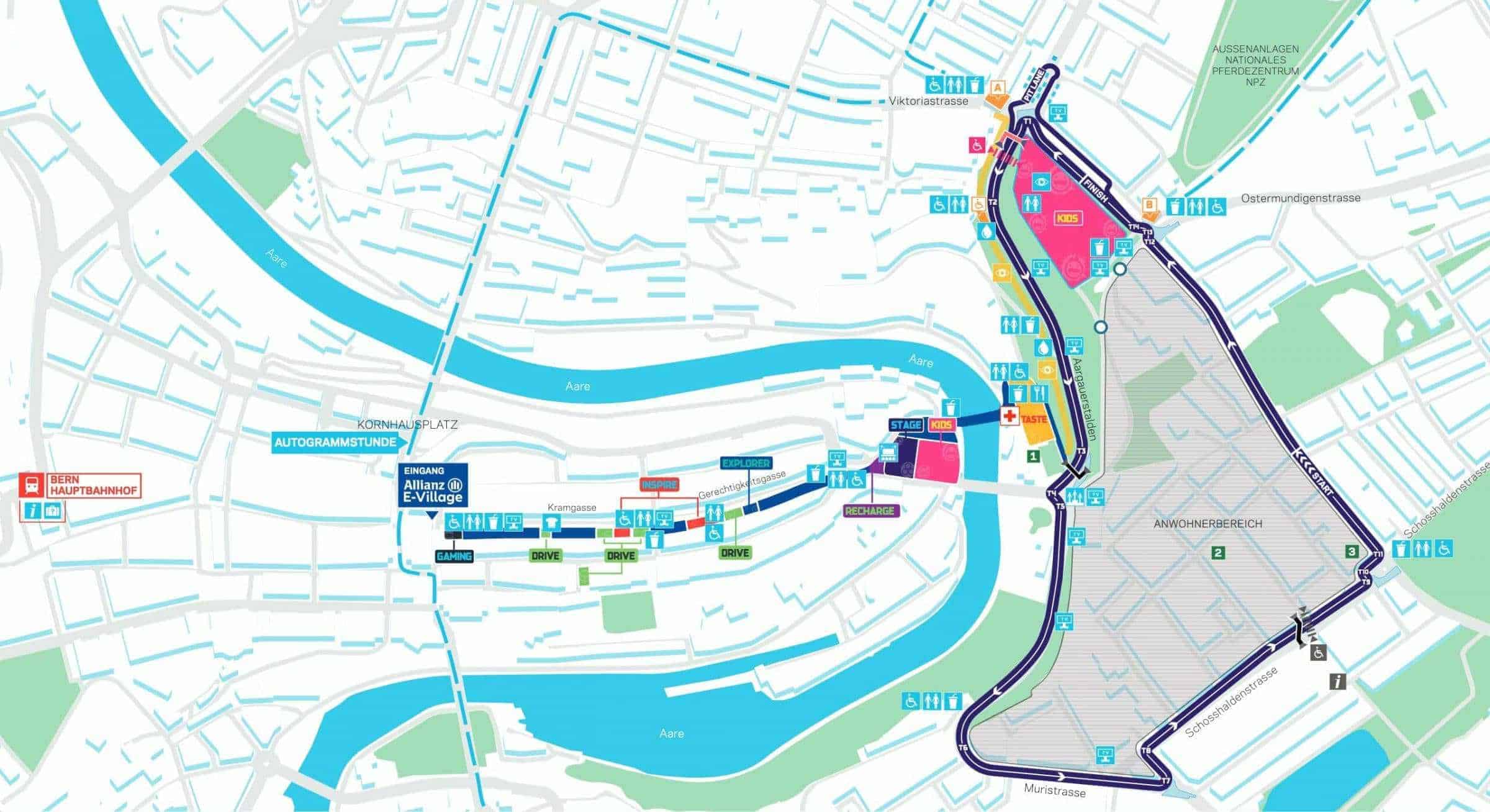 Bern FIA Formel E Strecke 2019