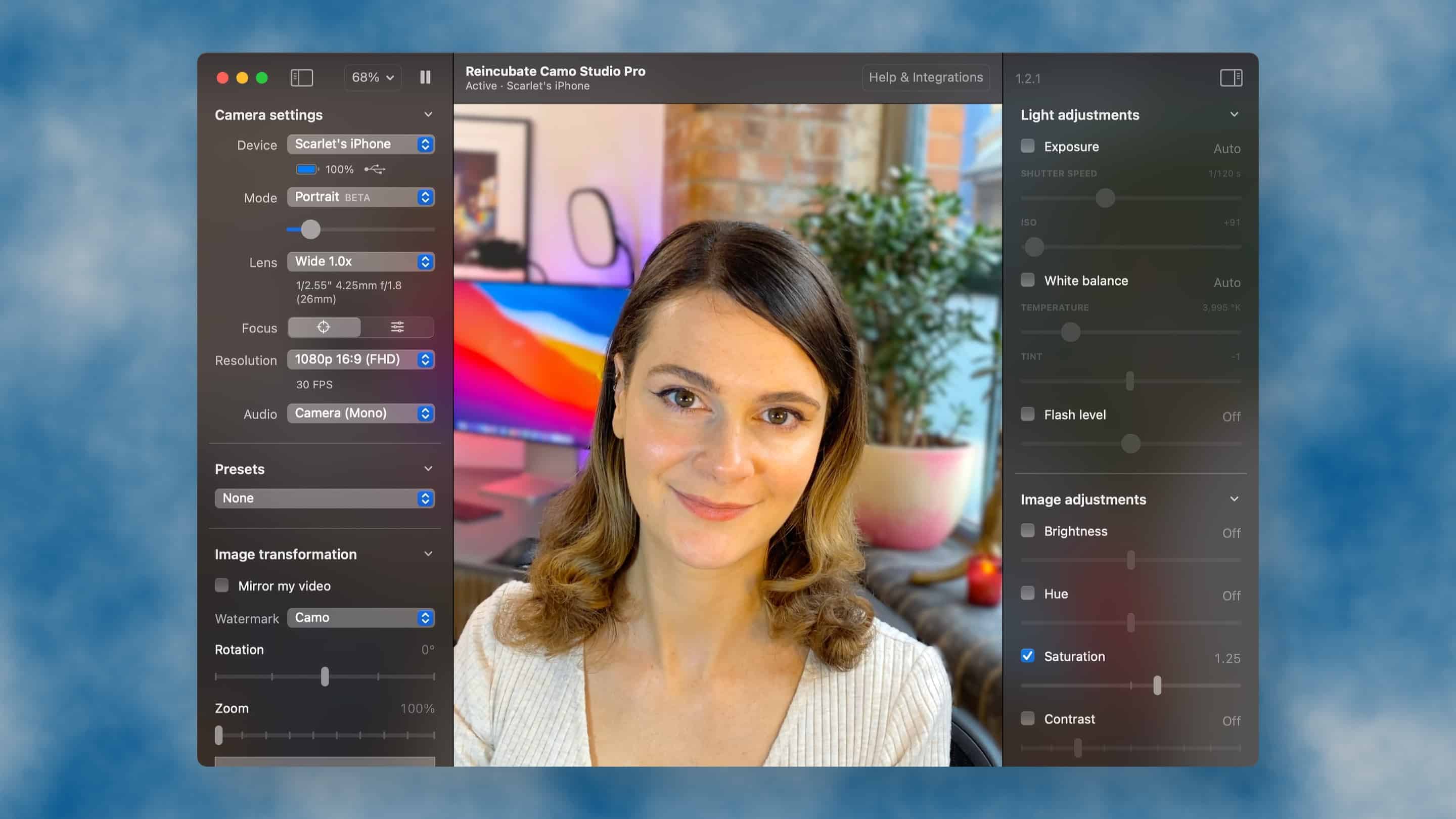 Camo Webcam App Desktop