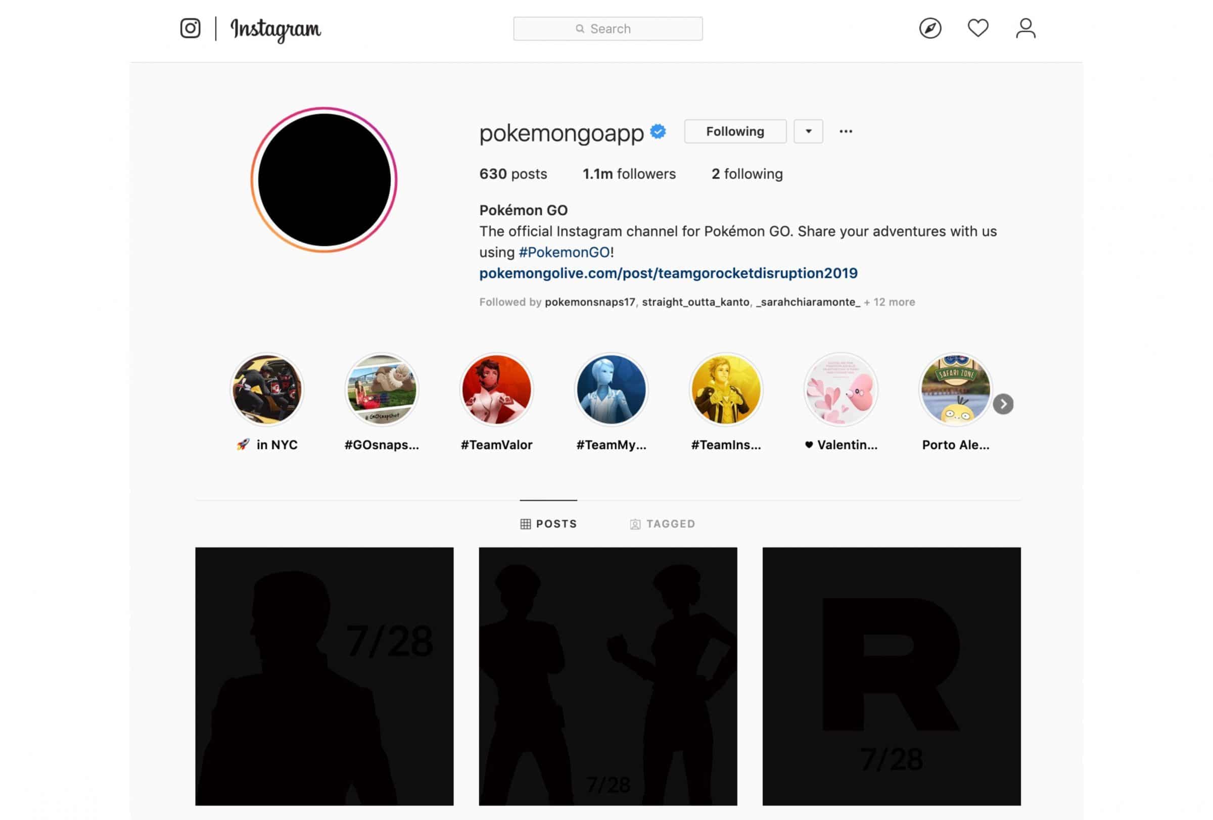 Pokemon Go Team Rocket Event Juli 2019 Instagram