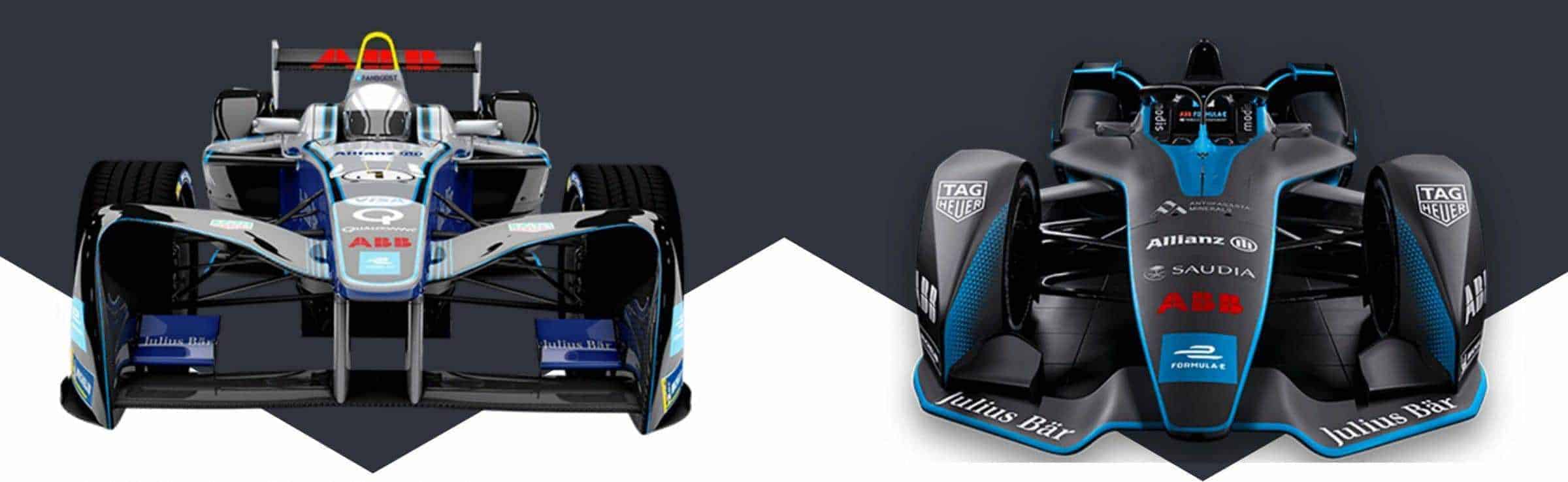 Formula E Gen1 vs Gen2 Electric Car