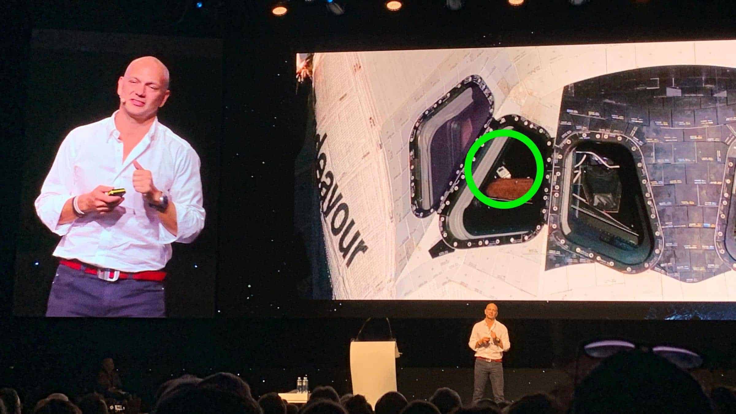 Tony Fadell Starmus iPod on Space Shuttle