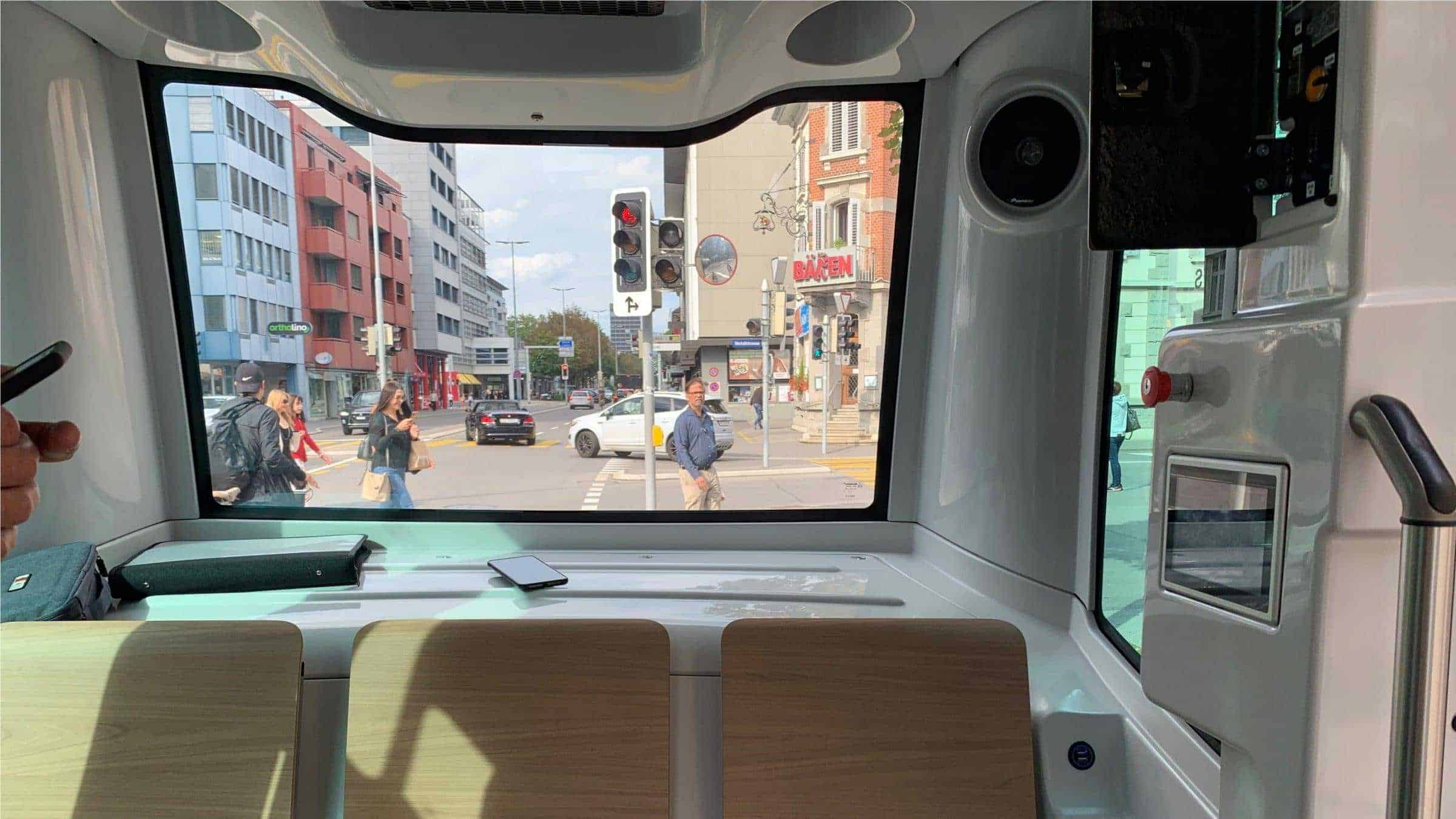 SBB MyShuttle Zug Techgarage Innenraum