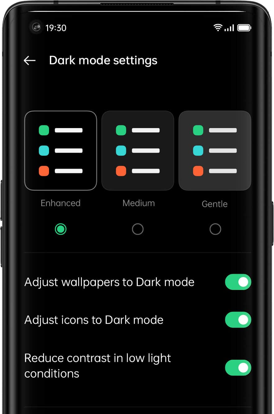 OPPO ColorOS11 Dark-Mode