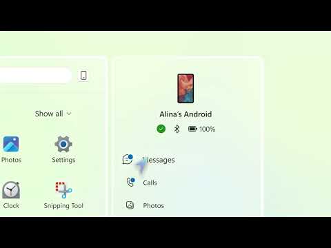 Phone Link in Start