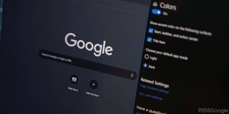 google chrome dark mode