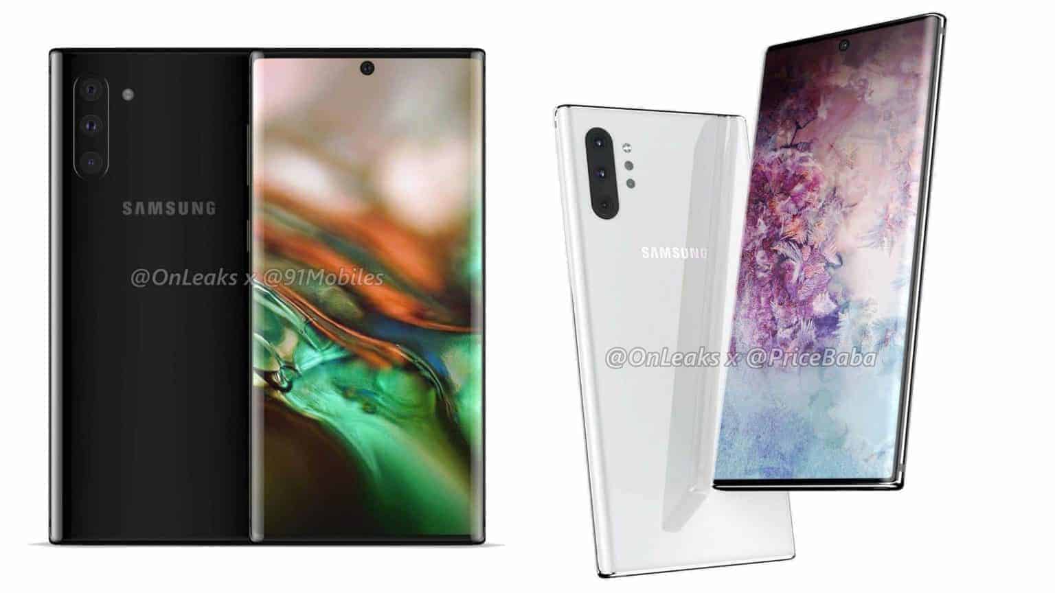 Samsung Galaxy Note 10 and Galaxy Note 10 Pro