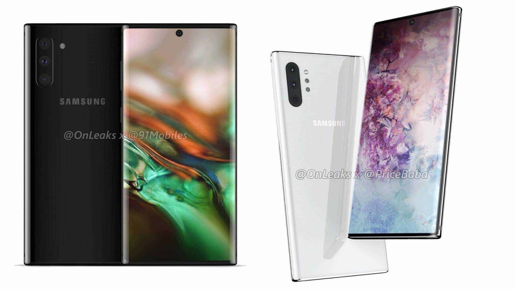 Samsung Galaxy Note 10 and Galaxy Note 10 Pro