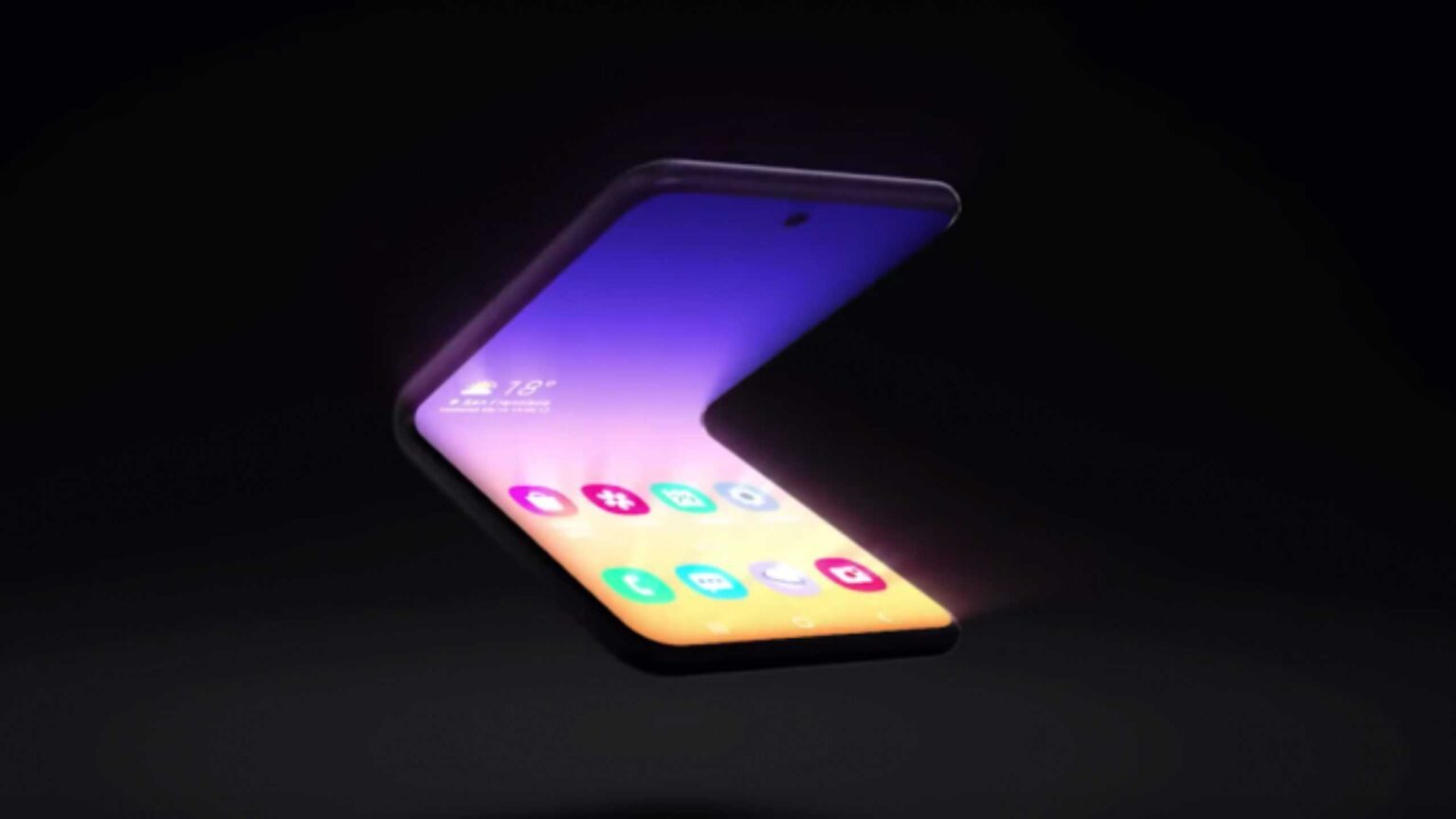 Samsung Teaser Foldable Galaxy Phone SDC 19
