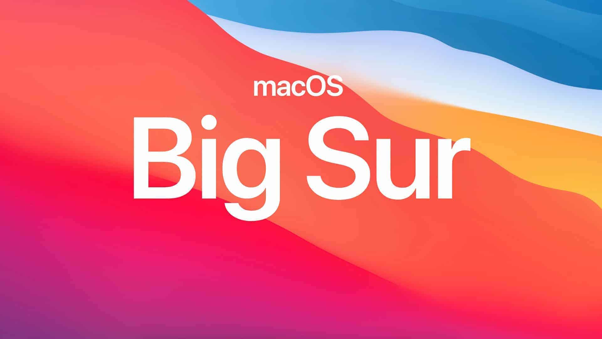 macOS Big Sur