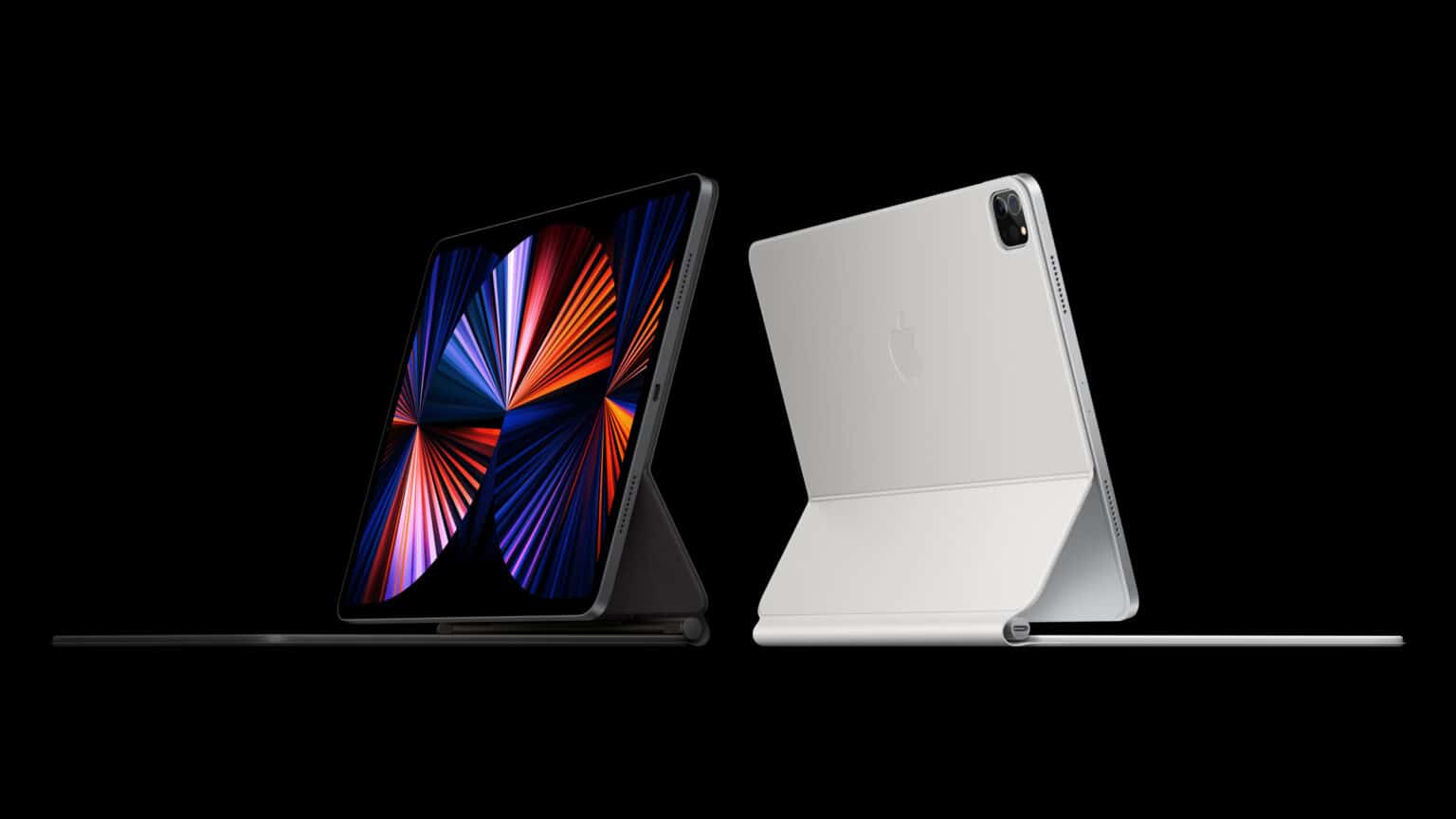 Apple iPad Pro 2021 Schwarz und Weiss