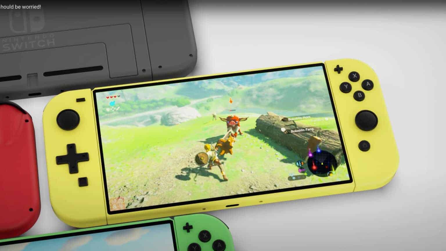 Nintendo Switch 2 Pro Gelb Konzept