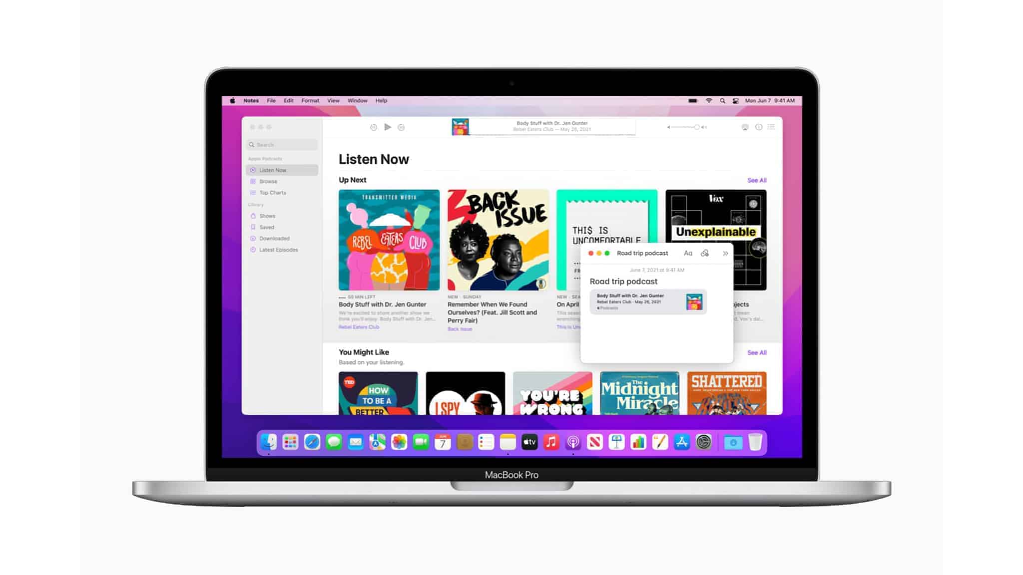 Schnellnotiz macOS Monterey