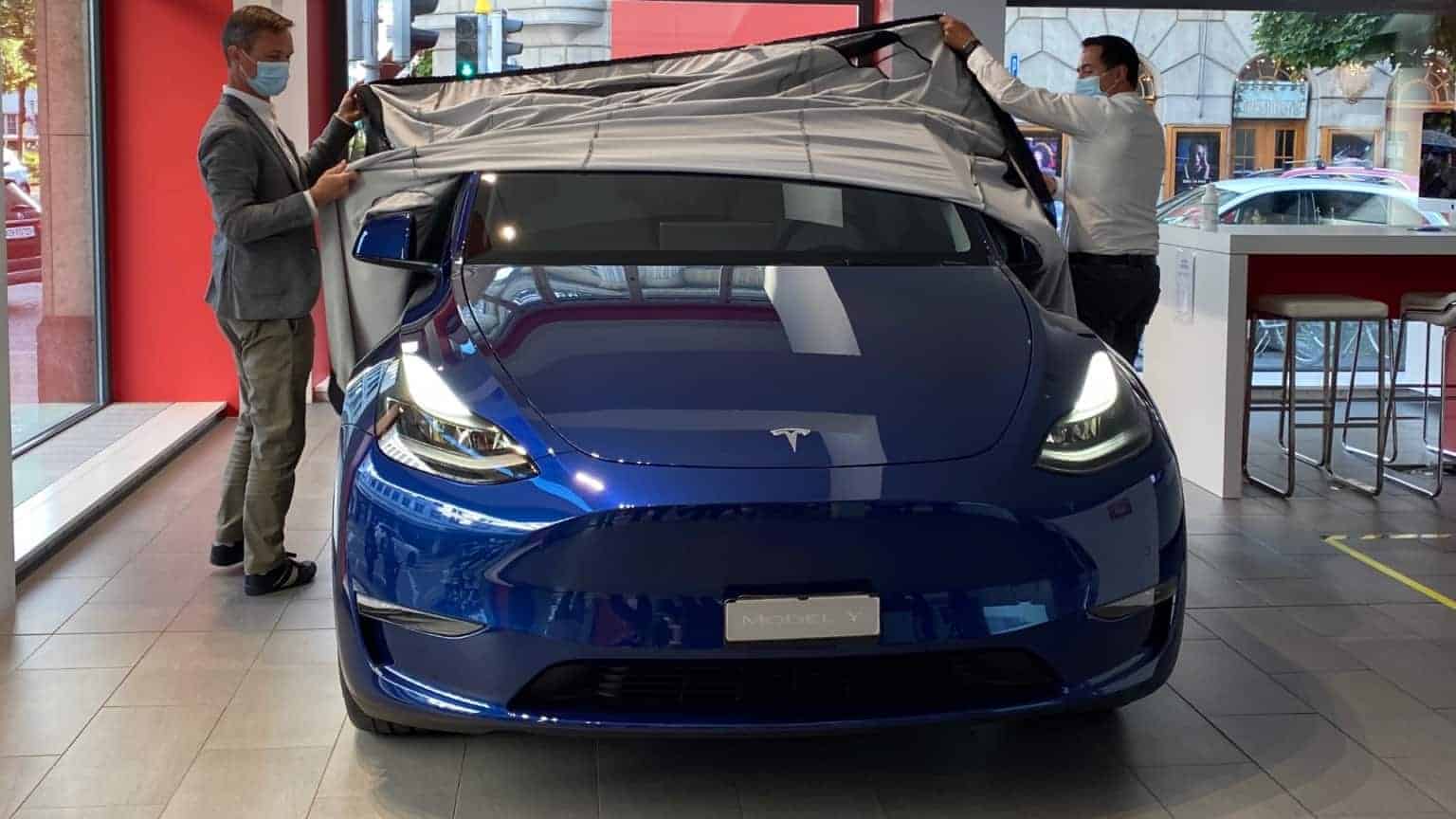 Tesla Model Y Unveil Event Zürich August 2021 - 1