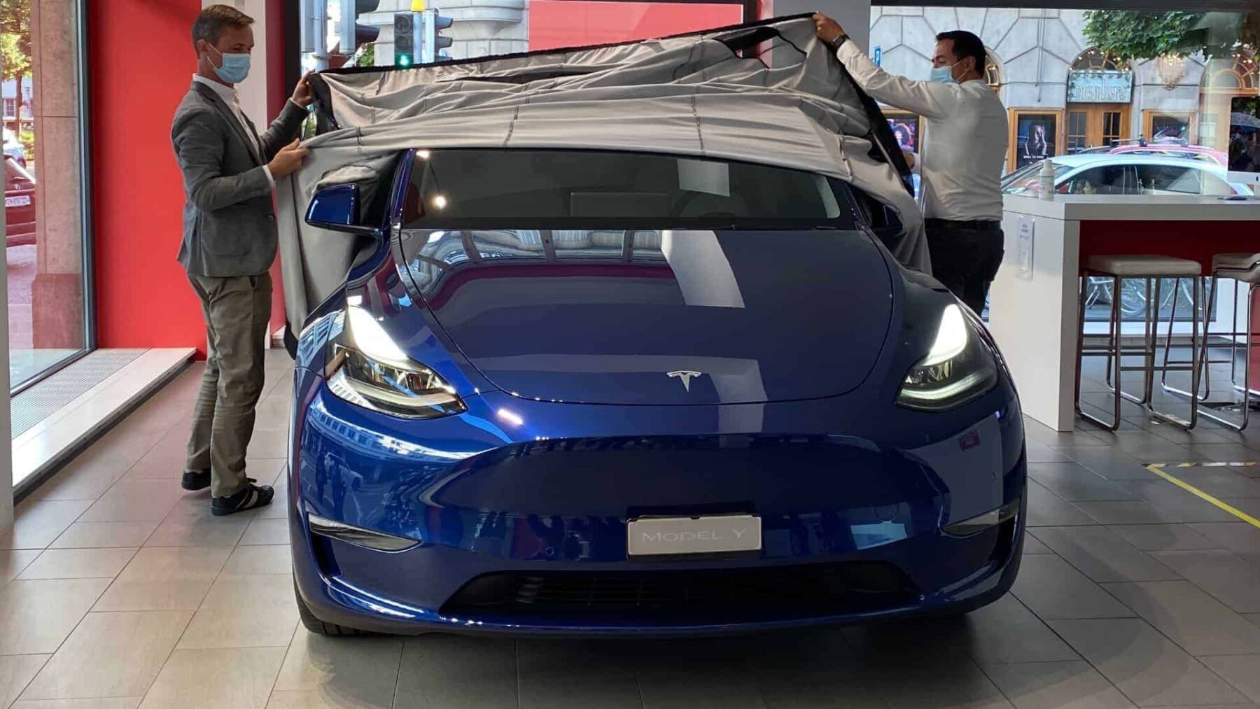 Tesla Model Y Unveil Event Zürich August 2021 - 1