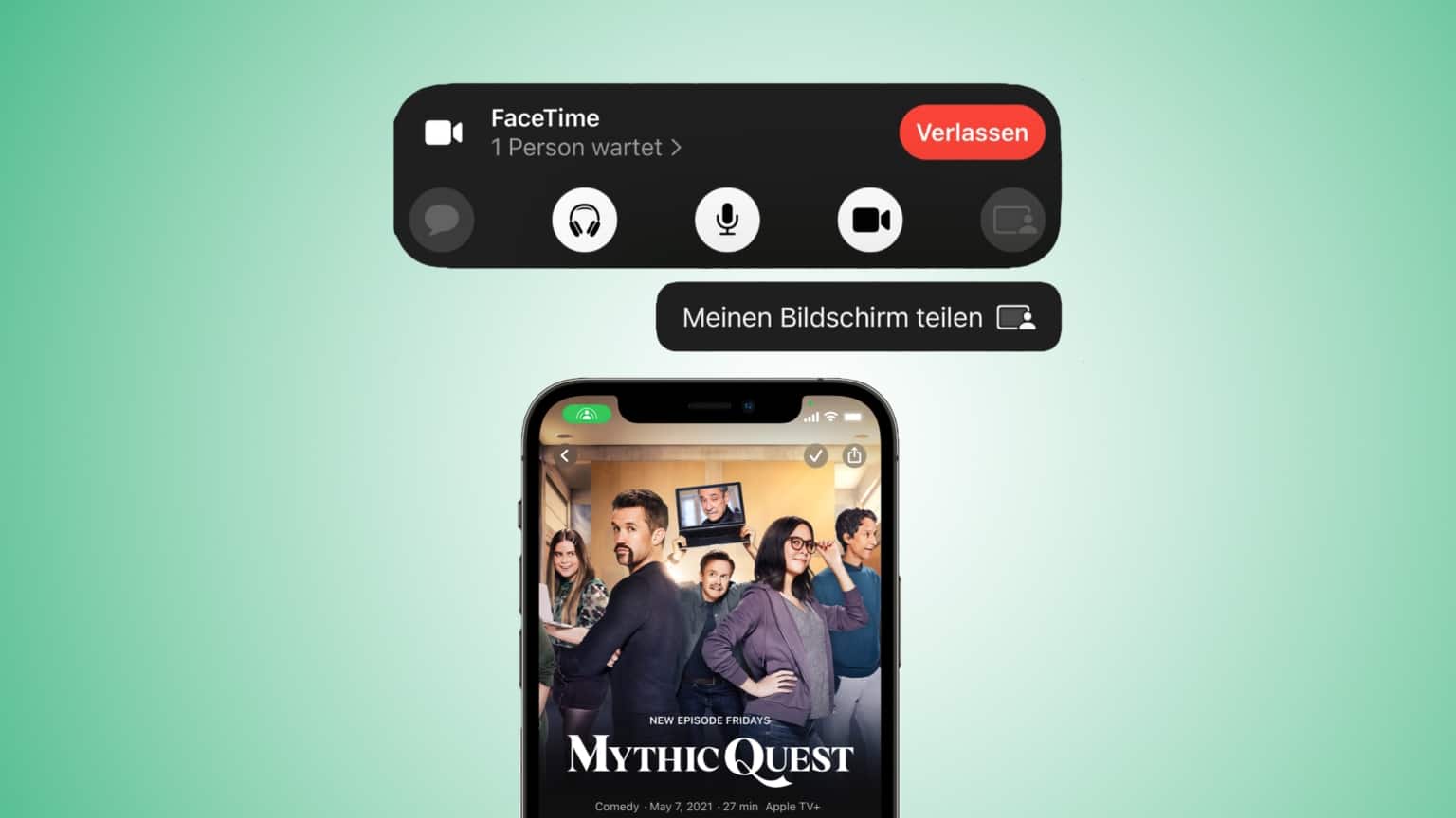 iOS 15 FaceTime Screenshare