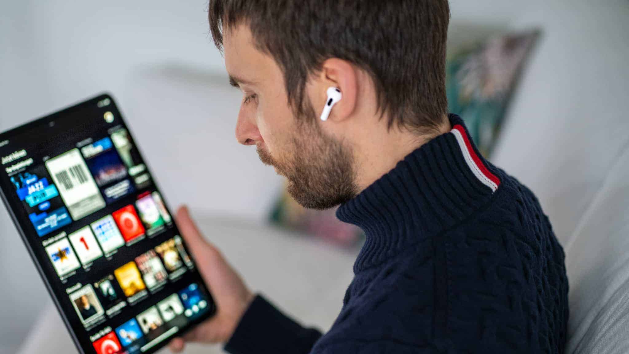 AirPods Generation 3 mit iPad Pro