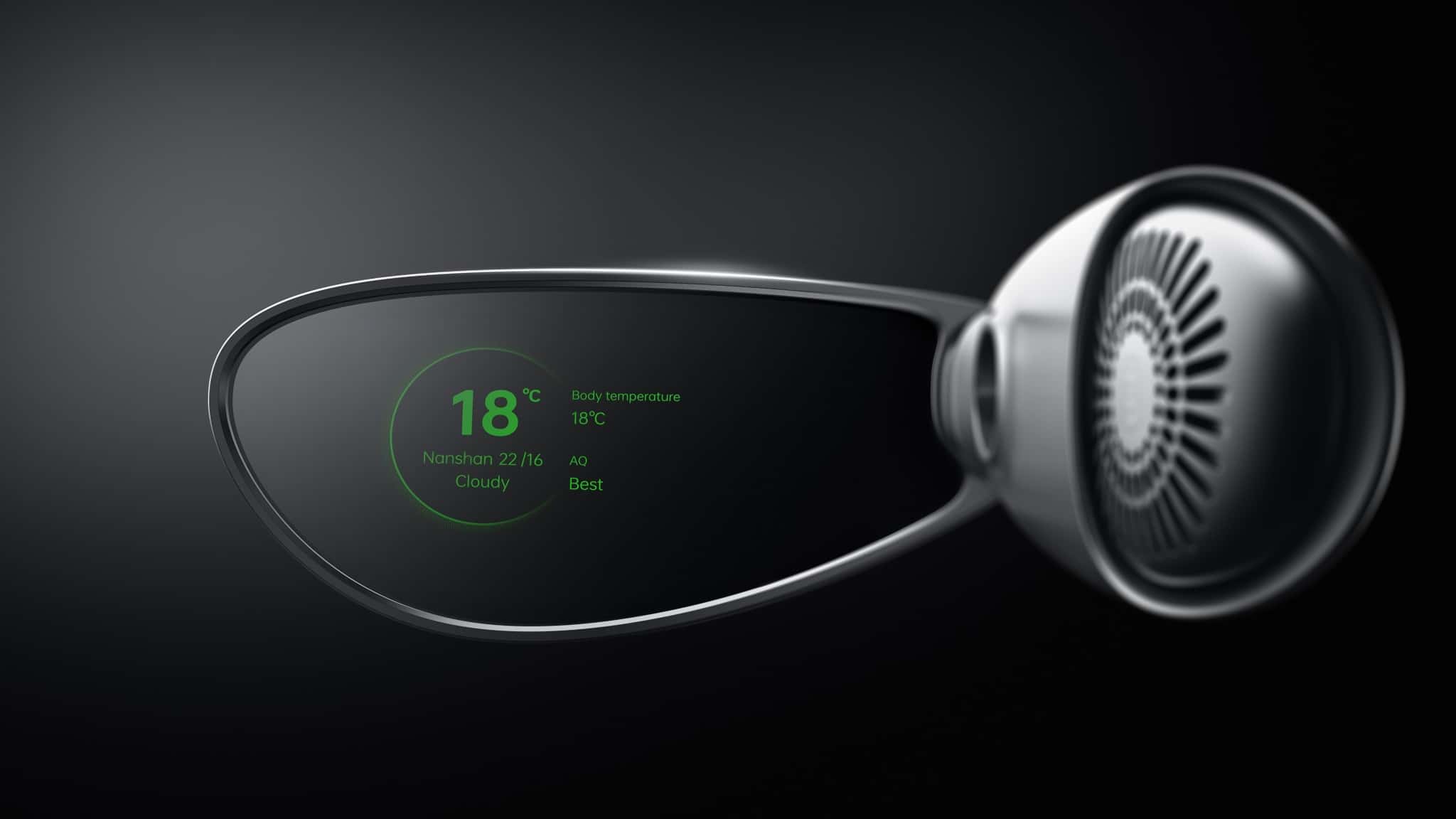 OPPO Air Glass Weather Notification