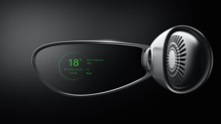 OPPO Air Glass Weather Notification