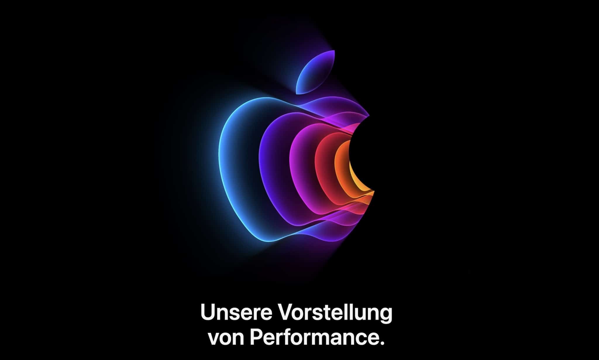 Apple-Event Peak Performance Einladung