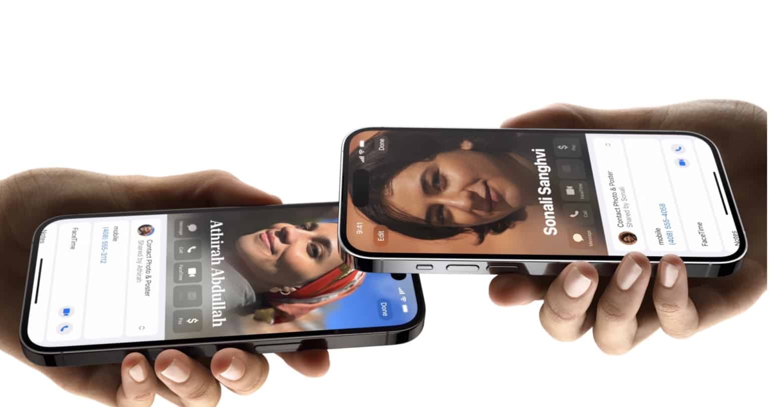 Apple iOS 17 Namedrop