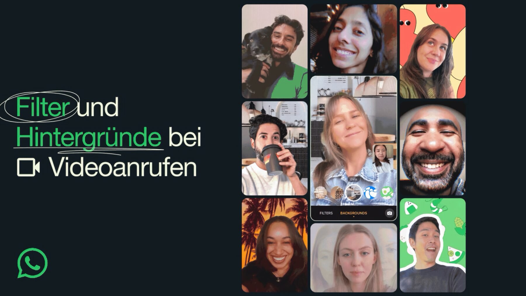 WhatsApp Filter und Hintergründe 2024