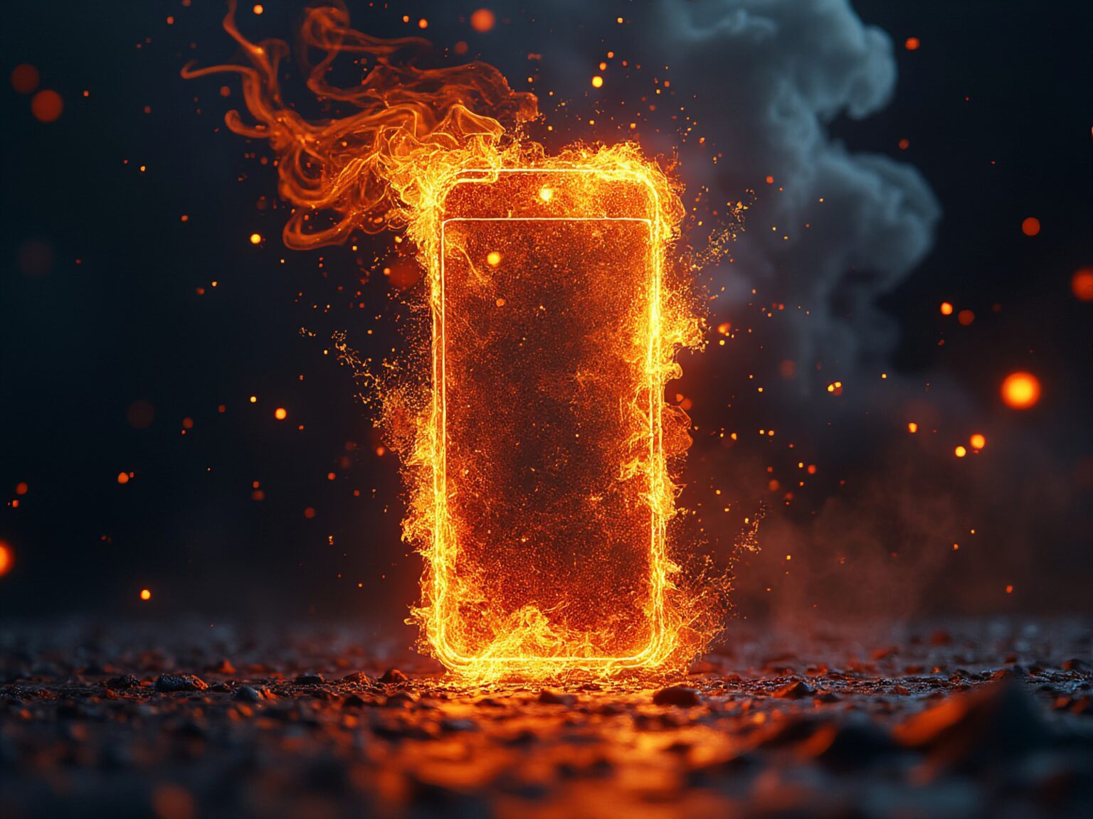iPhone brennt