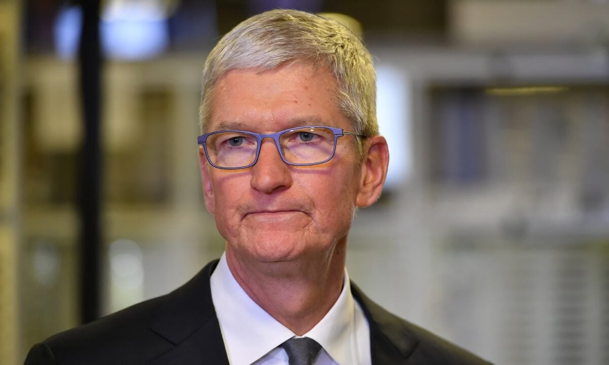 Tim Cook Apple CEO ist sauer